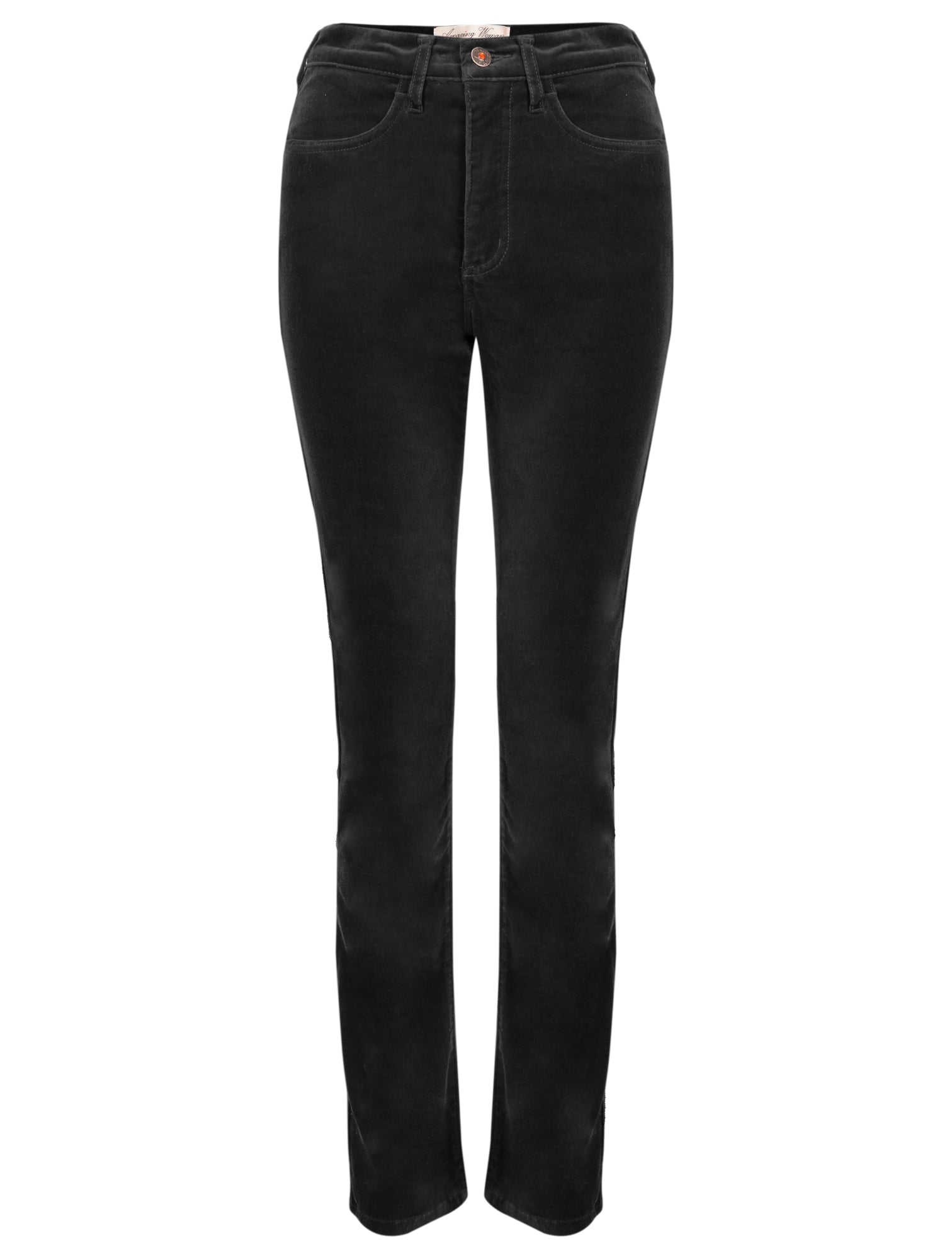02 VELVET STRAIGHT LEG JEAN