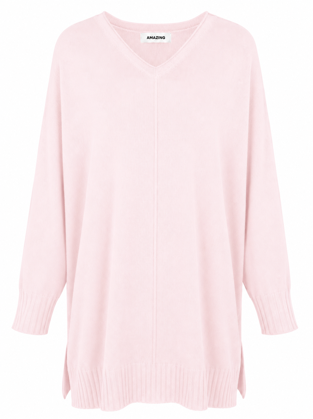 CASSI X ROUND NECK FRONT SEAM KNIT
