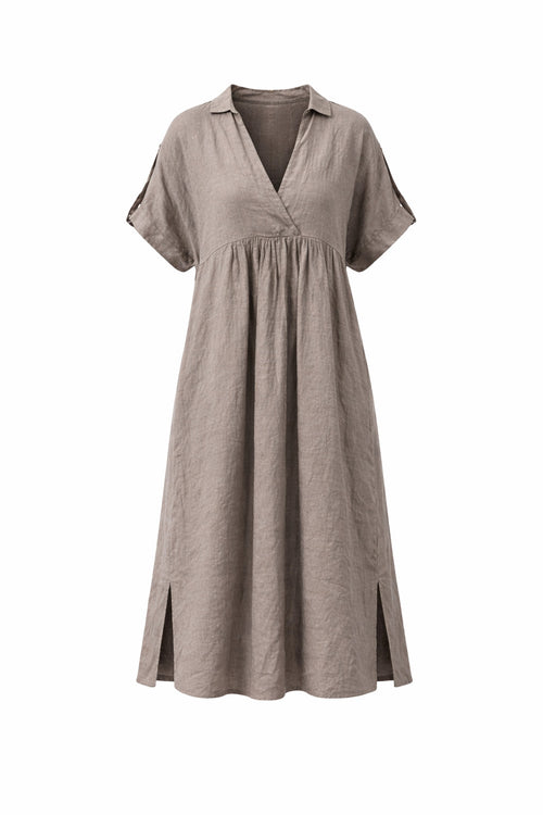 CAMILE CROSS NECK DRESS