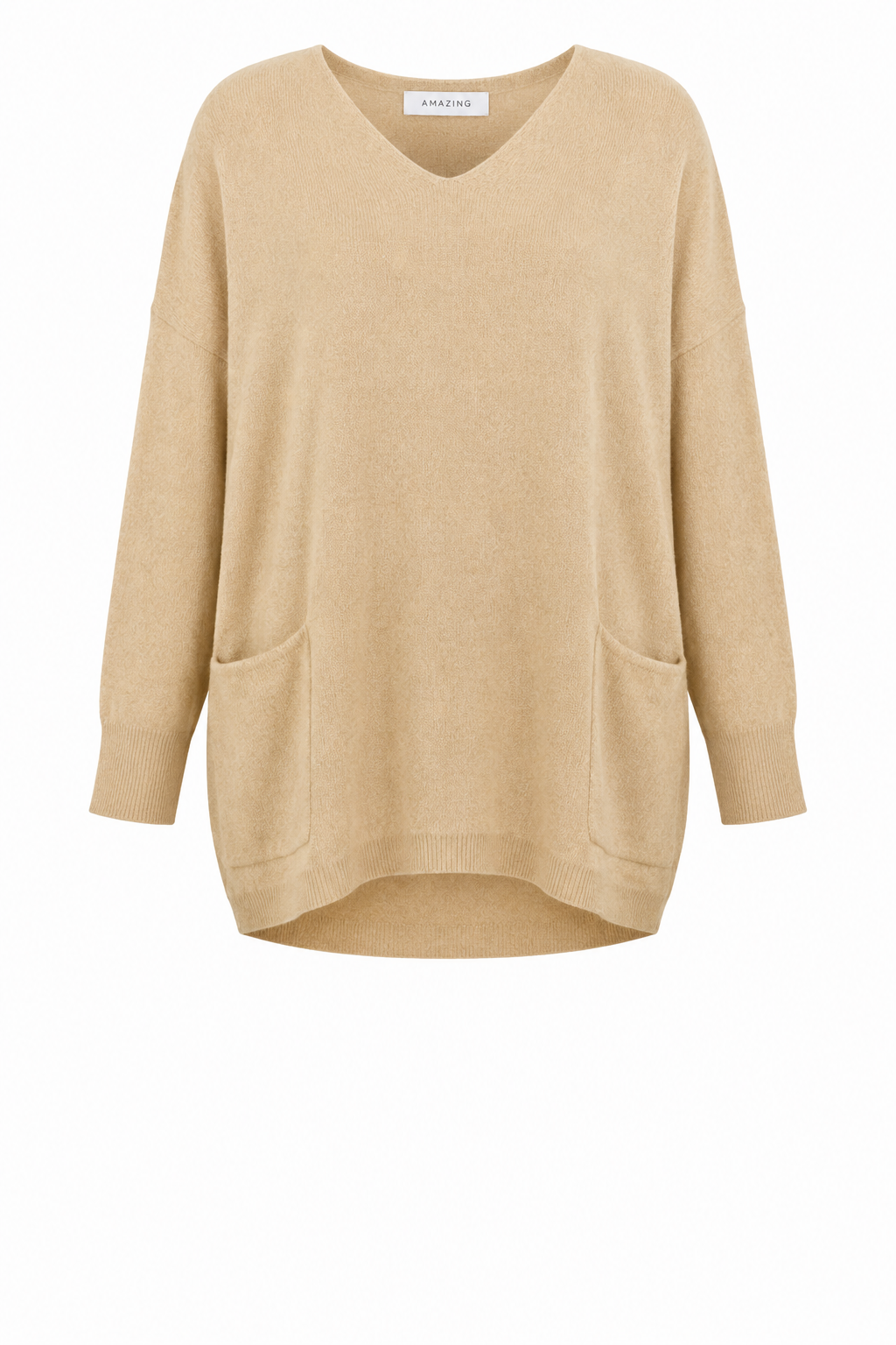 CARYF X ROUND NECK OVERSIZED JUMPER