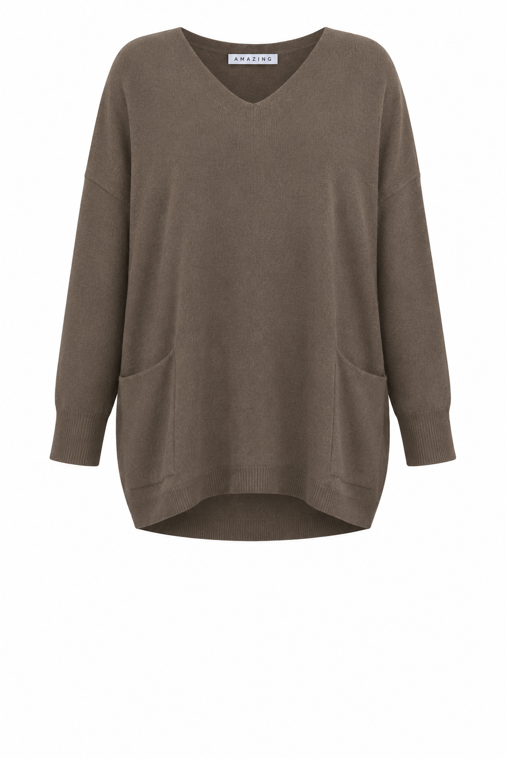 CARYF X ROUND NECK OVERSIZED JUMPER