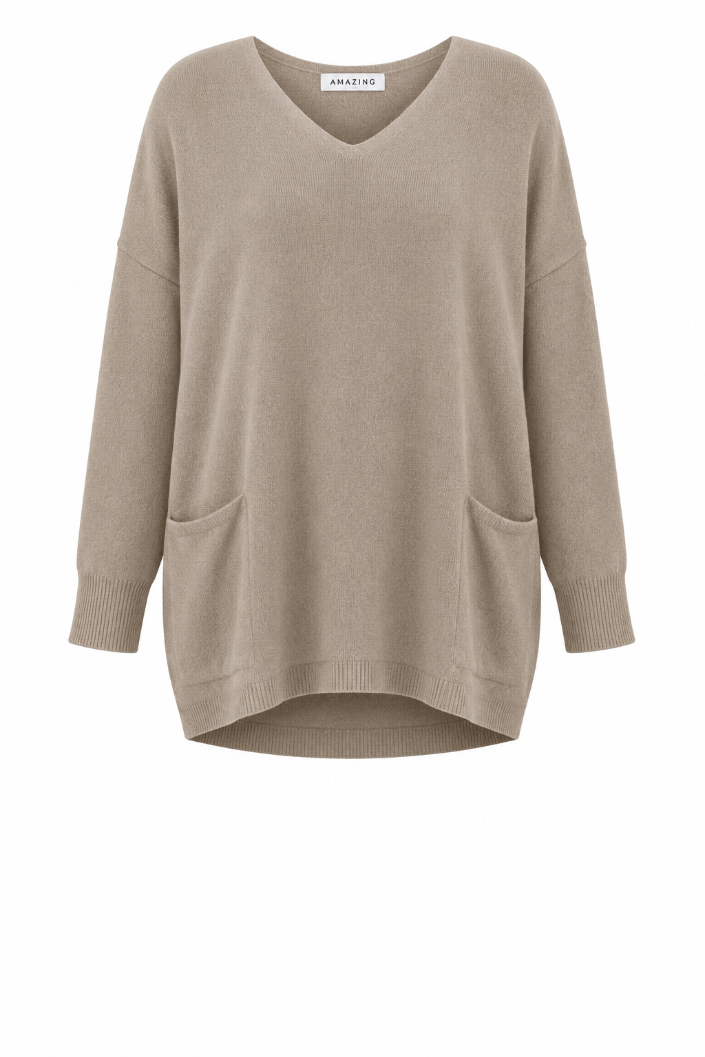 CARYF X ROUND NECK OVERSIZED JUMPER