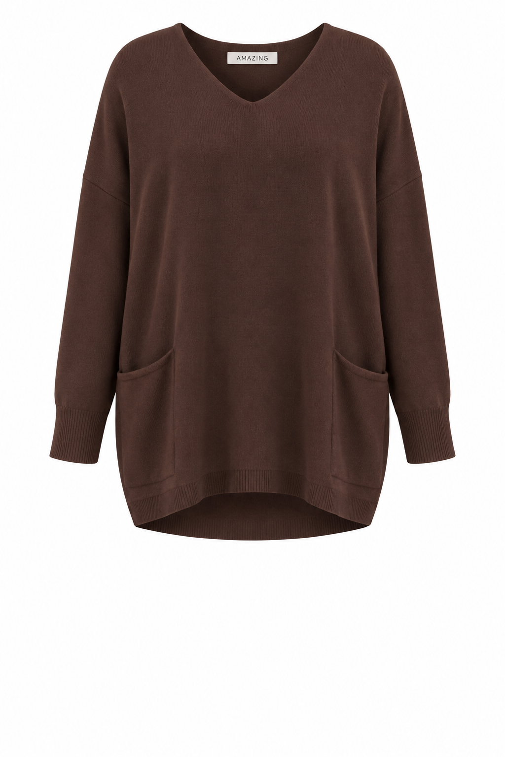 CARYF X ROUND NECK OVERSIZED JUMPER
