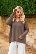 CARYF X ROUND NECK OVERSIZED JUMPER