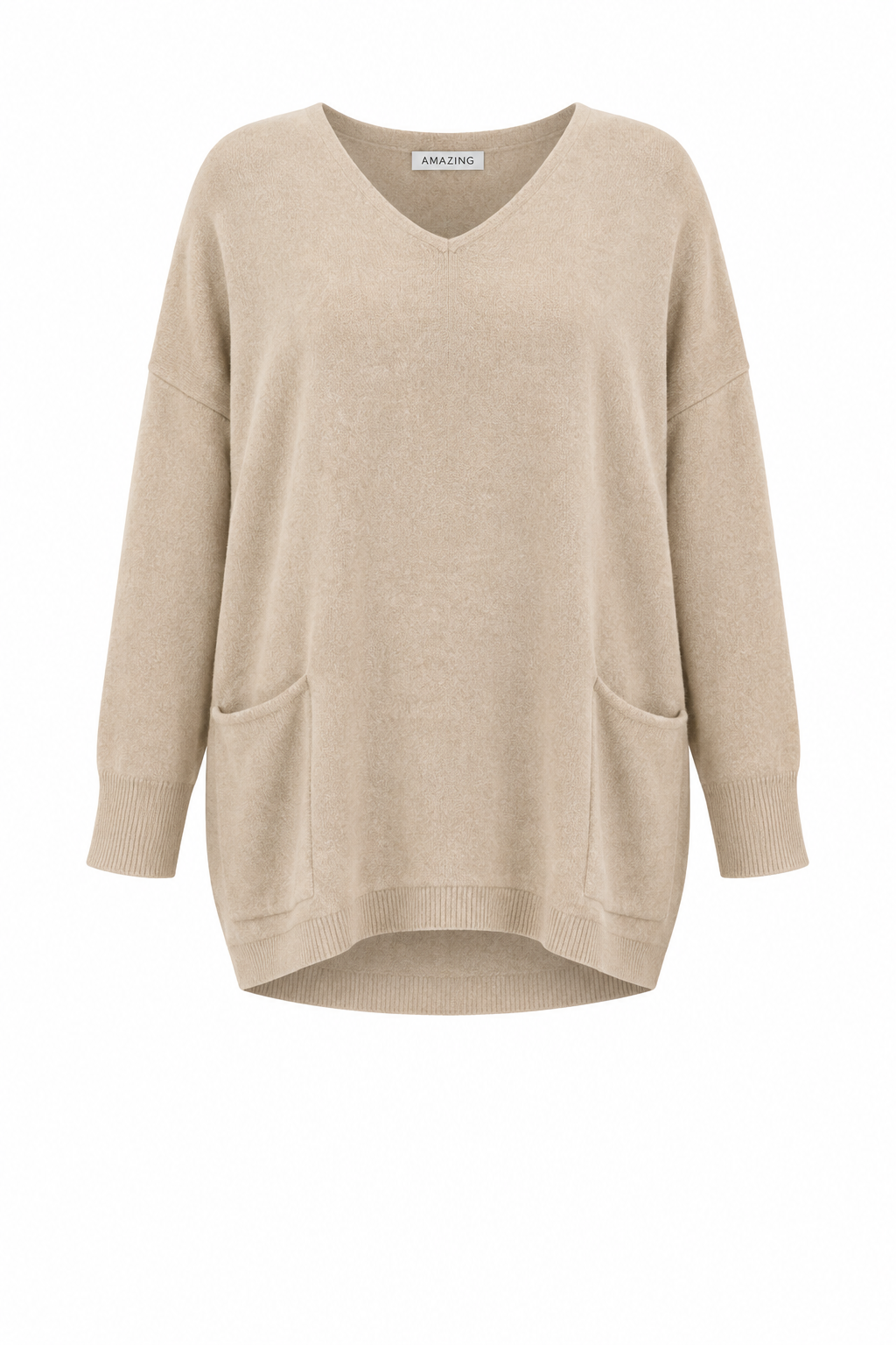 CARYF X ROUND NECK OVERSIZED JUMPER