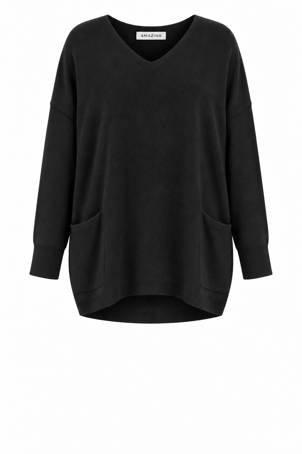 CARYF X ROUND NECK OVERSIZED JUMPER