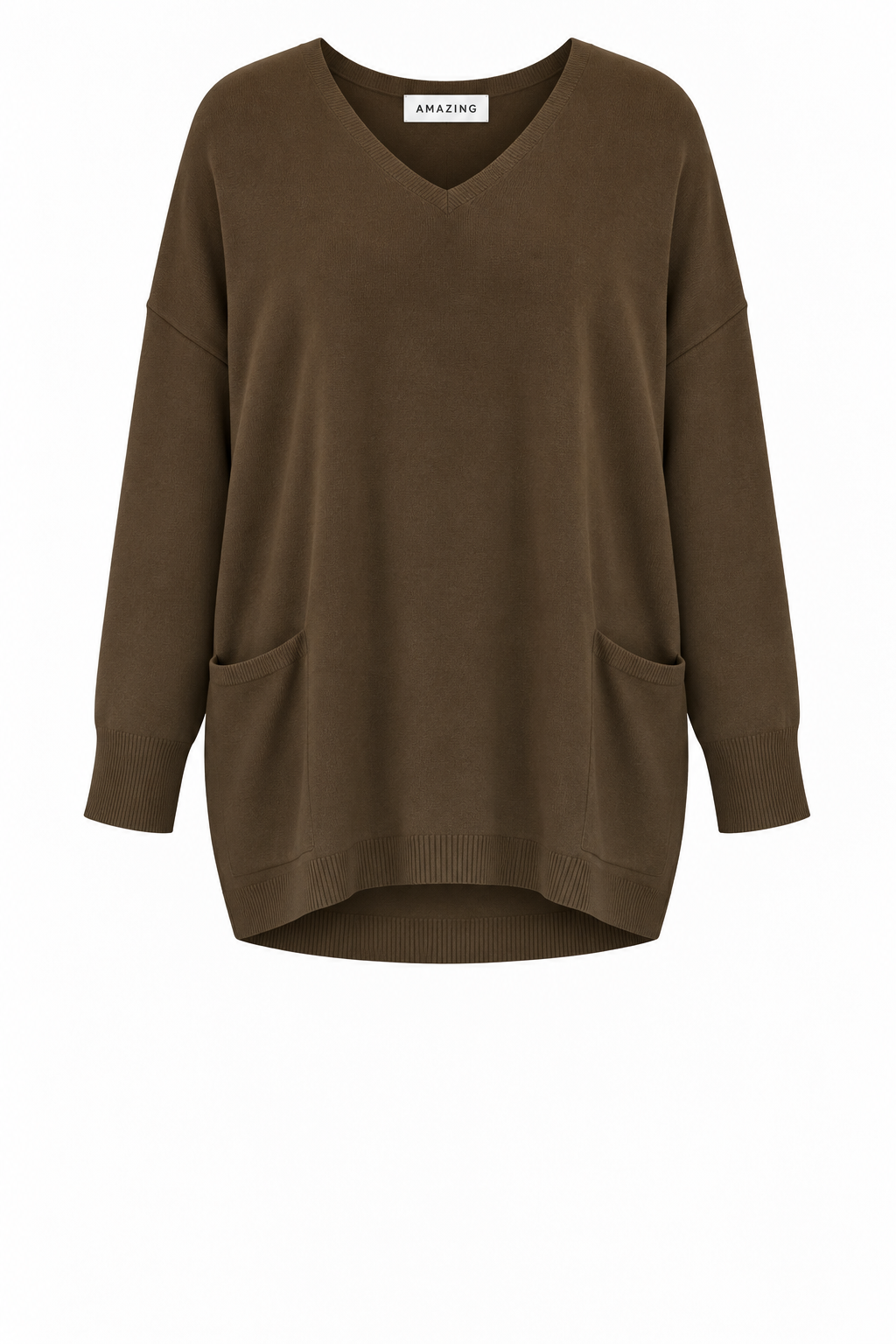 CARYF X ROUND NECK OVERSIZED JUMPER