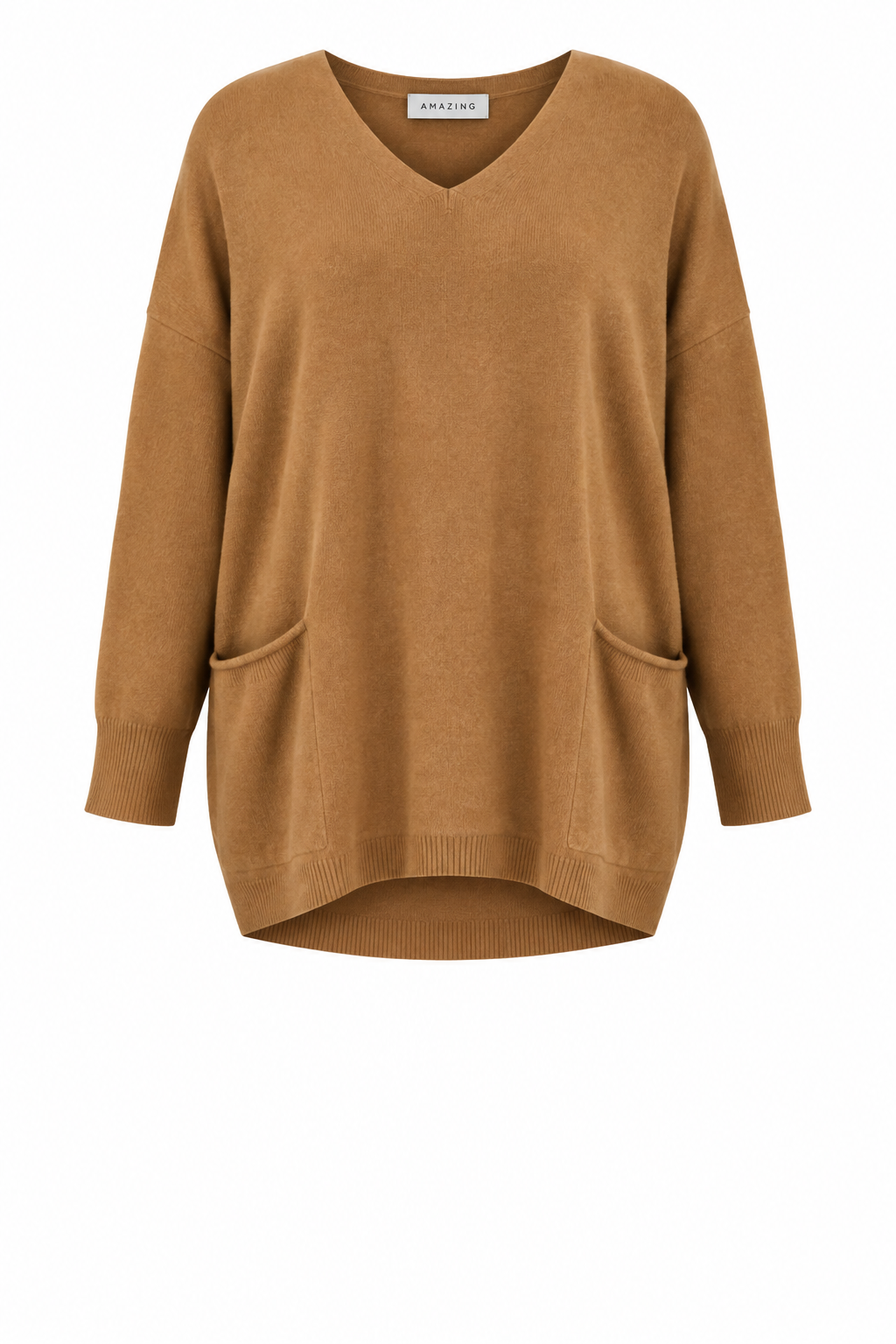 CARYF X ROUND NECK OVERSIZED JUMPER