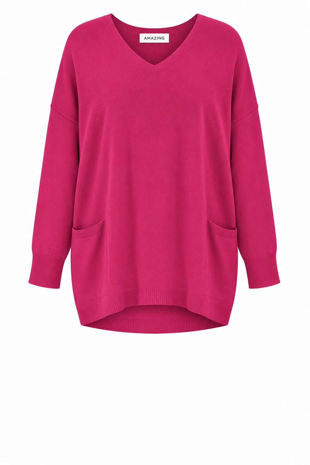 CARYF X ROUND NECK OVERSIZED JUMPER