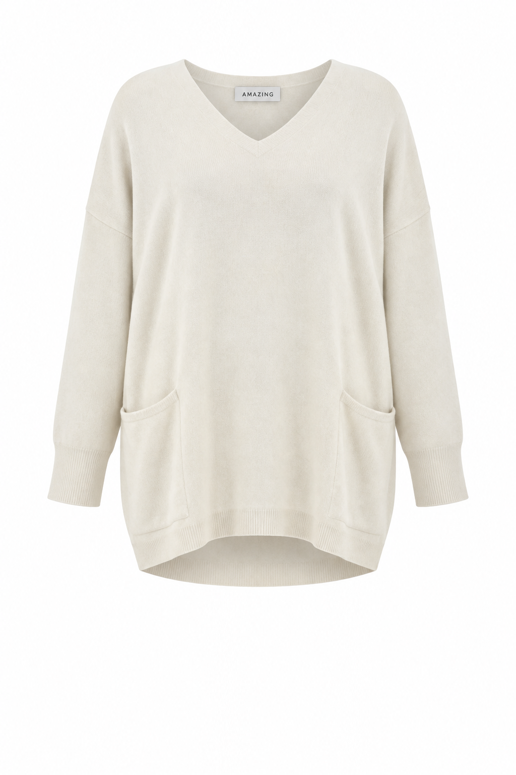CARYF X ROUND NECK OVERSIZED JUMPER