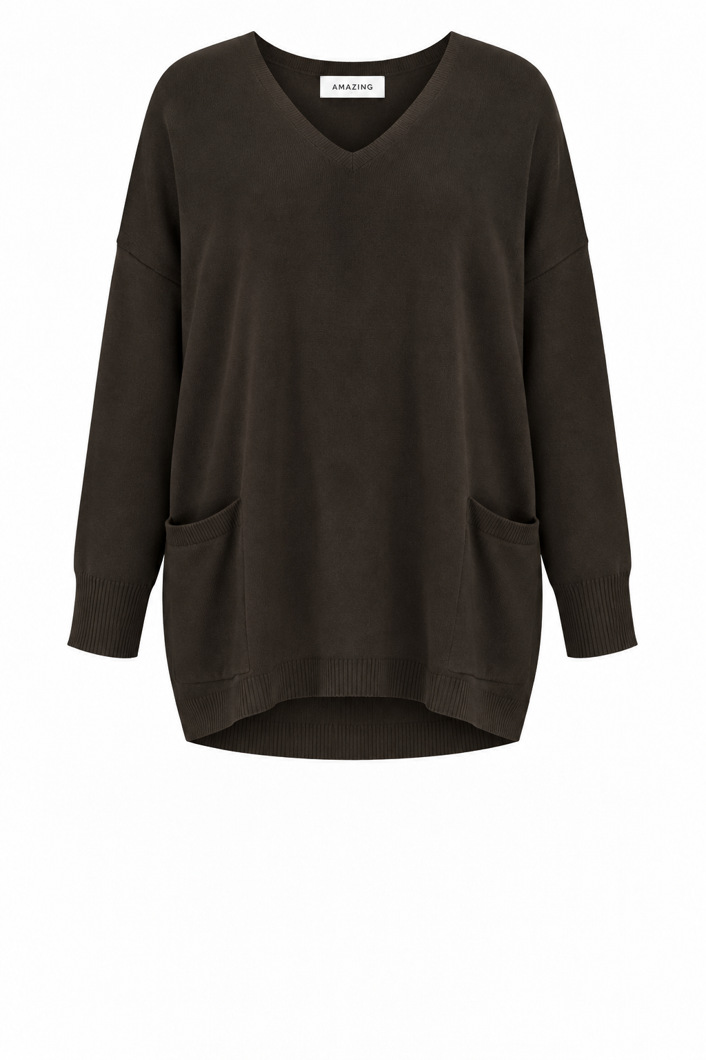 CARYF X ROUND NECK OVERSIZED JUMPER