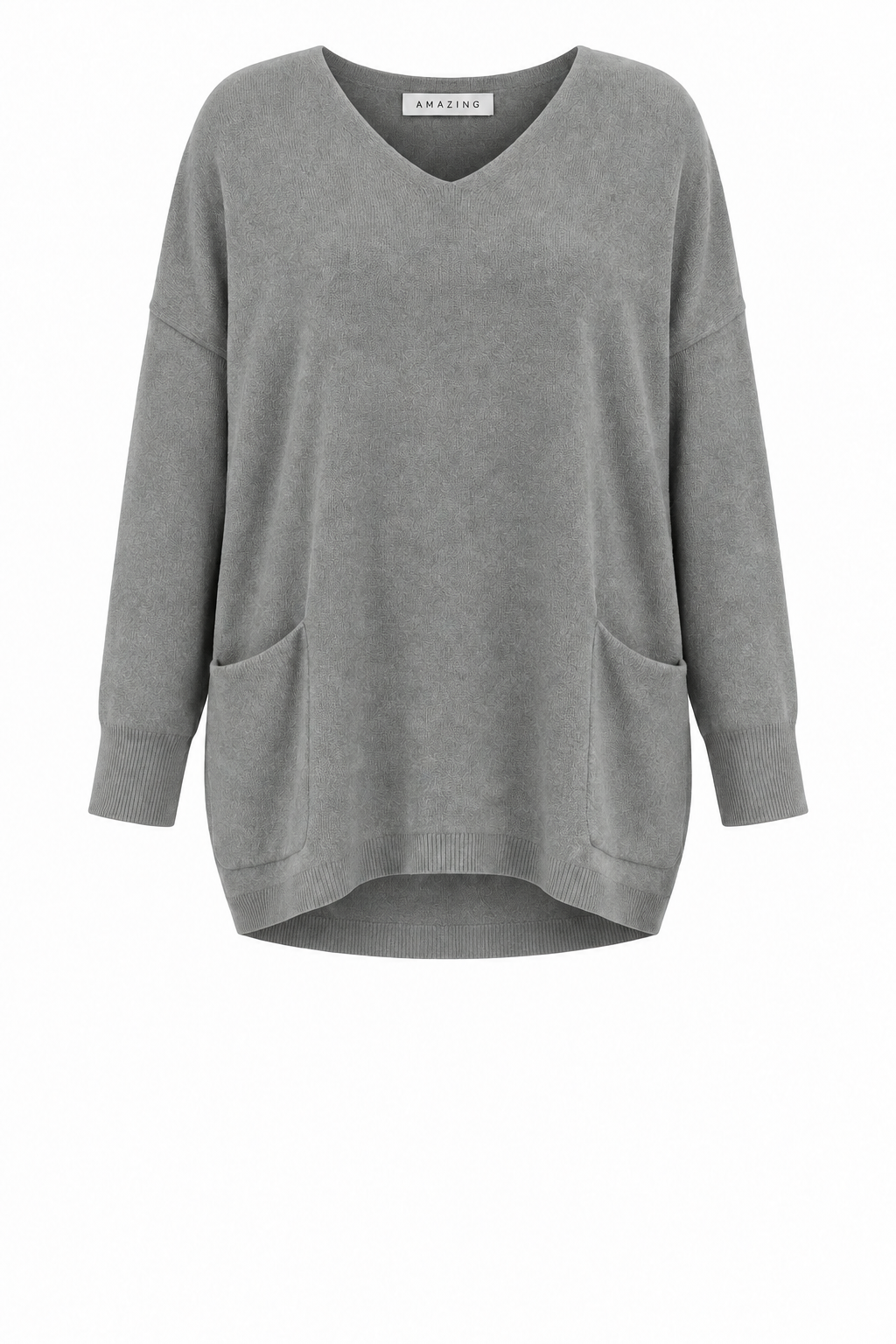 CARYF X ROUND NECK OVERSIZED JUMPER