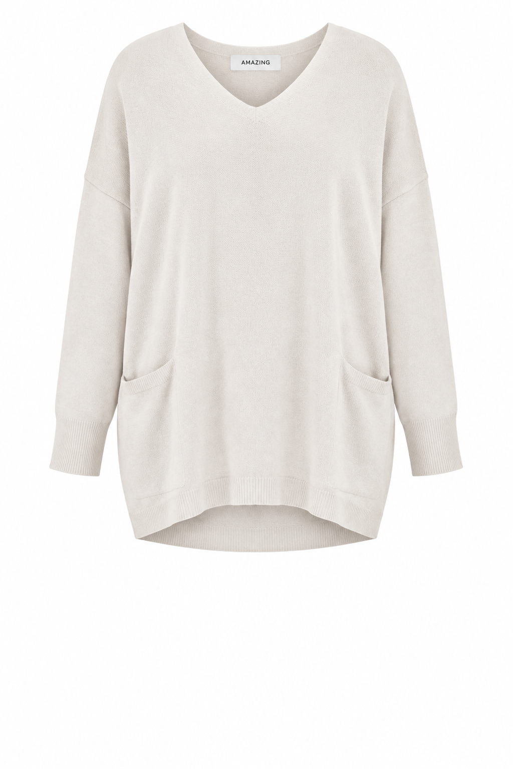 CARYF X ROUND NECK OVERSIZED JUMPER