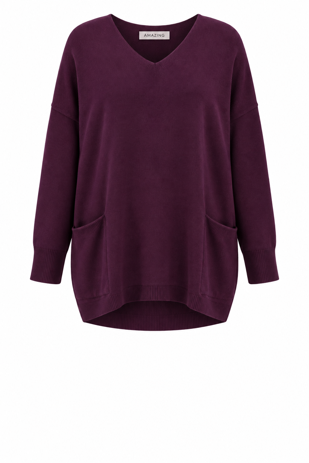 CARYF X ROUND NECK OVERSIZED JUMPER
