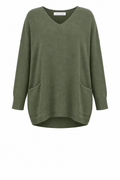 CARYF X ROUND NECK OVERSIZED JUMPER