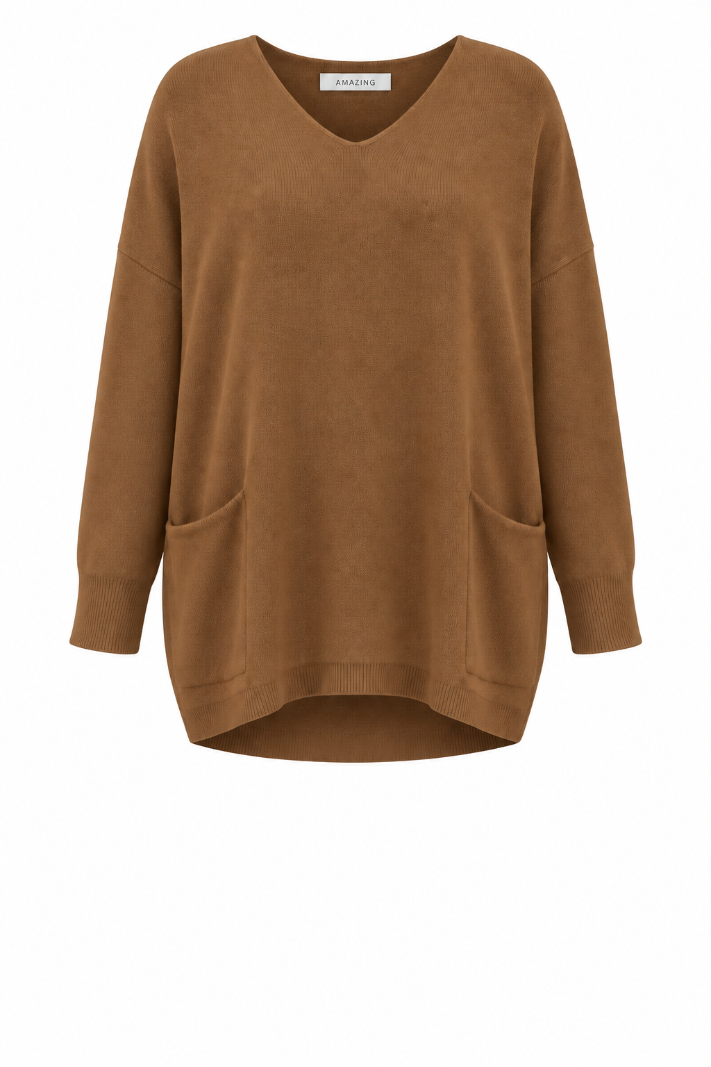 CARYF X ROUND NECK OVERSIZED JUMPER