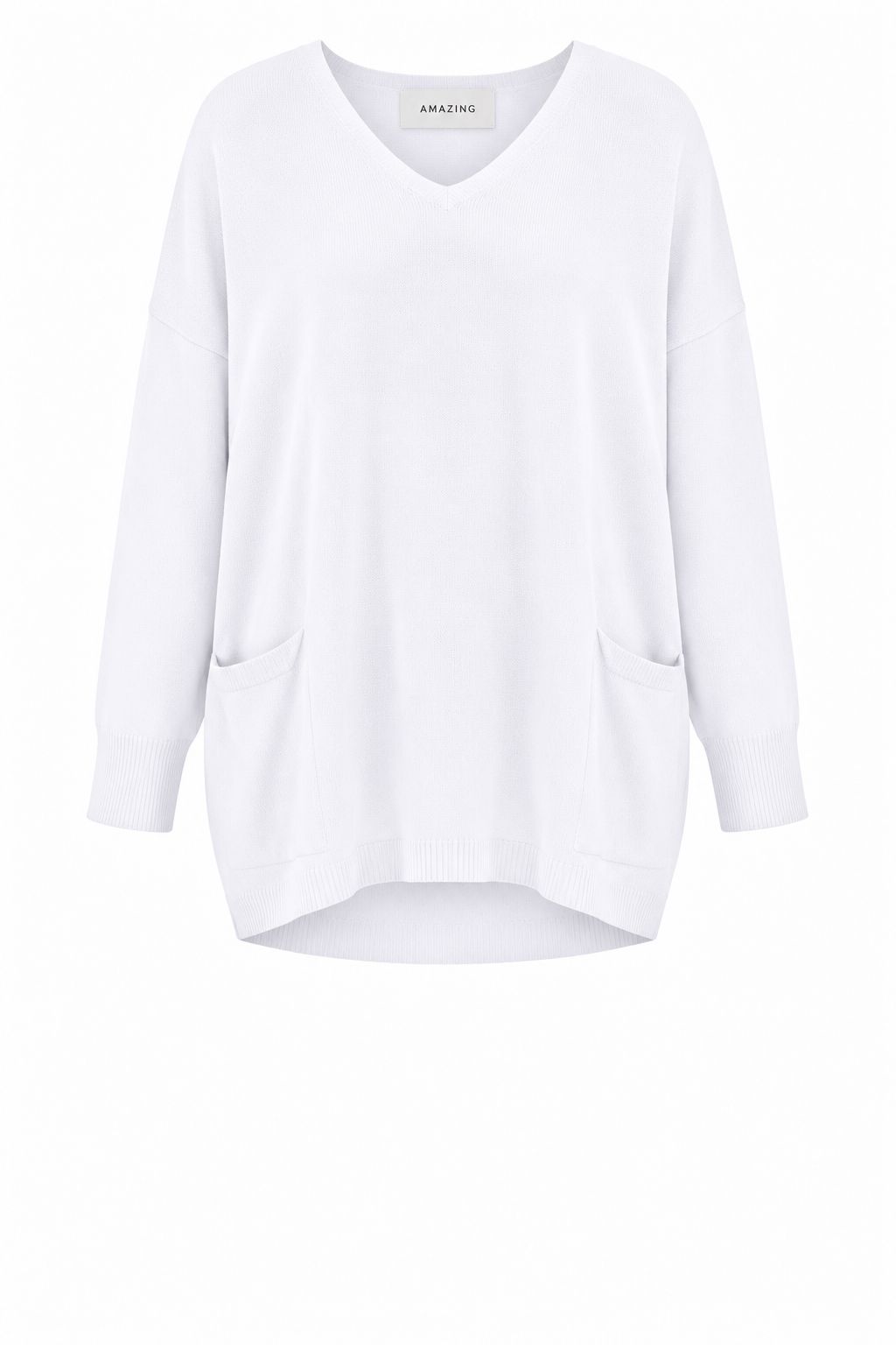 CARYF X ROUND NECK OVERSIZED JUMPER