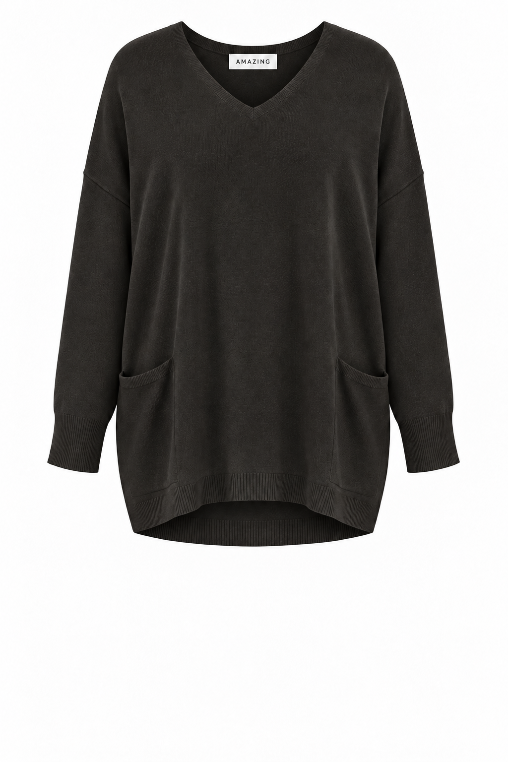 CARYF X ROUND NECK OVERSIZED JUMPER