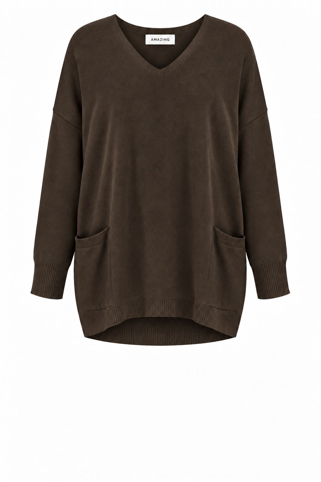 CARYF X ROUND NECK OVERSIZED JUMPER