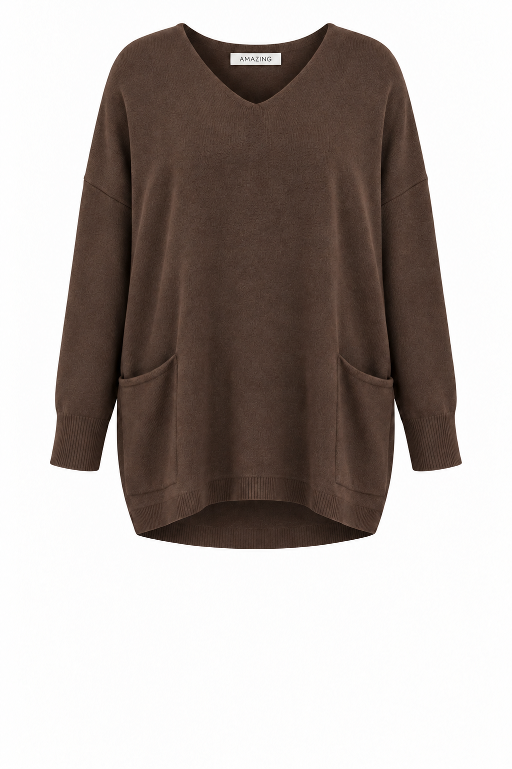 CARYF X ROUND NECK OVERSIZED JUMPER