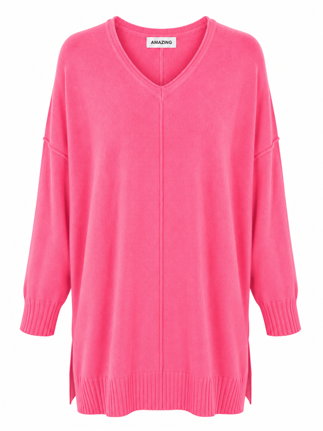 CASSI X ROUND NECK FRONT SEAM KNIT
