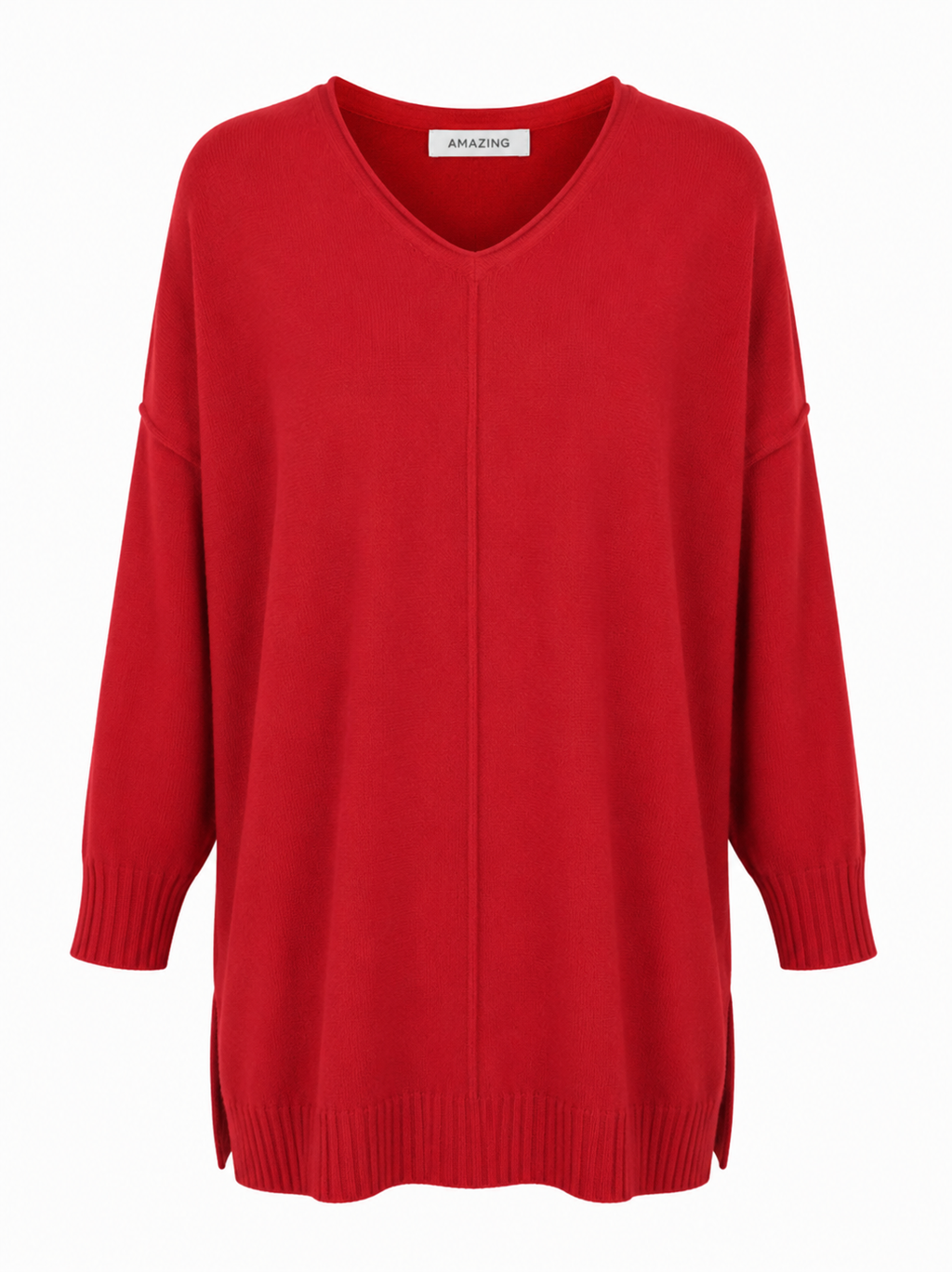 CASSI X ROUND NECK FRONT SEAM KNIT