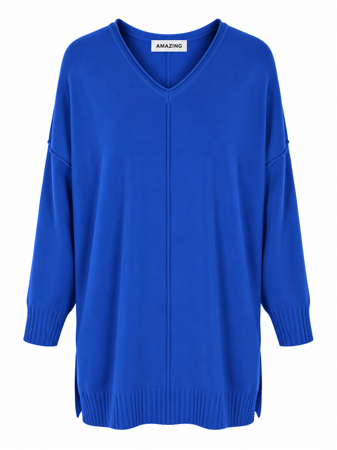 CASSI X ROUND NECK FRONT SEAM KNIT