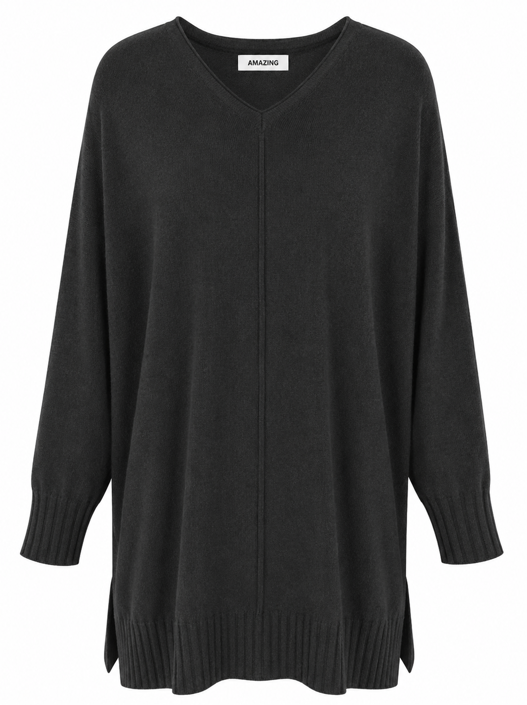 CASSI X ROUND NECK FRONT SEAM KNIT