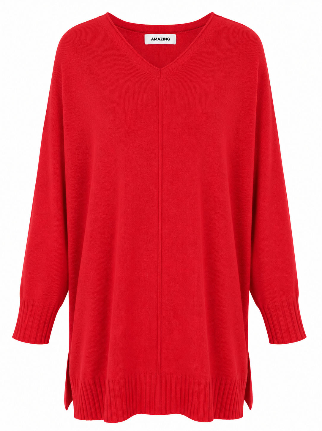 CASSI X ROUND NECK FRONT SEAM KNIT