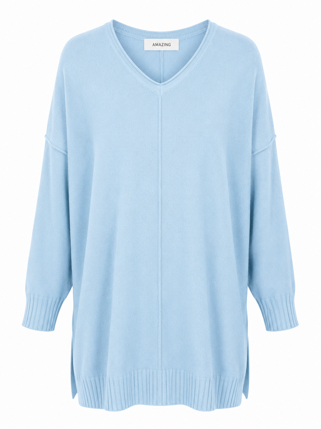 CASSI X ROUND NECK FRONT SEAM KNIT