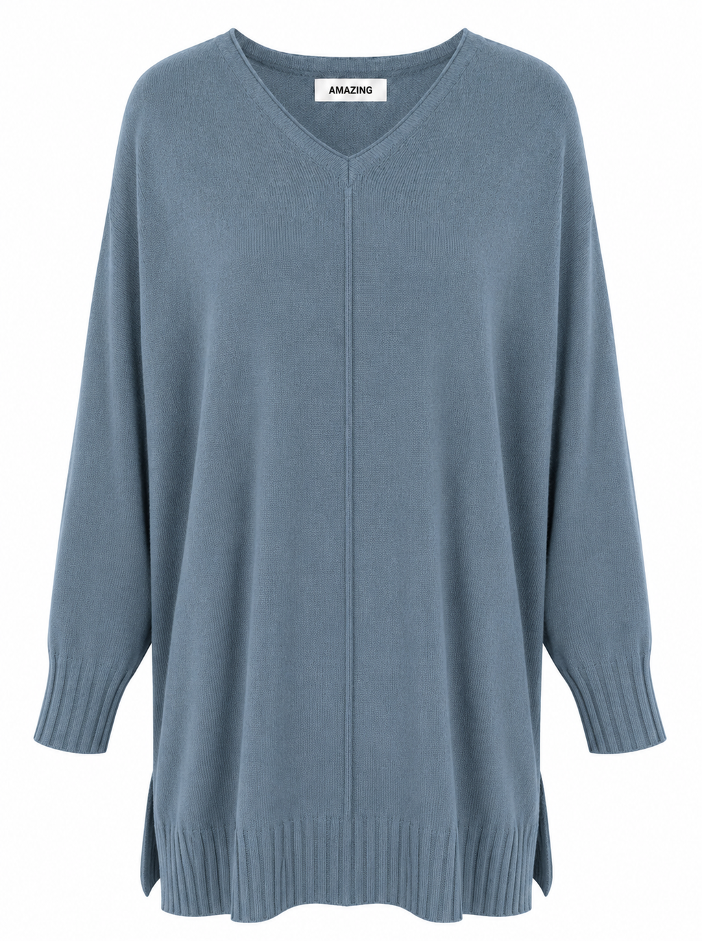CASSI X ROUND NECK FRONT SEAM KNIT