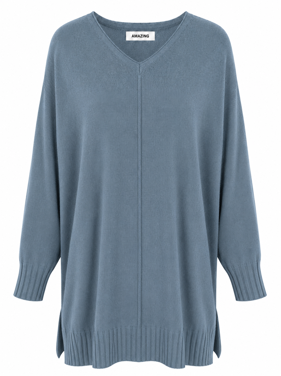 CASSI X ROUND NECK FRONT SEAM KNIT
