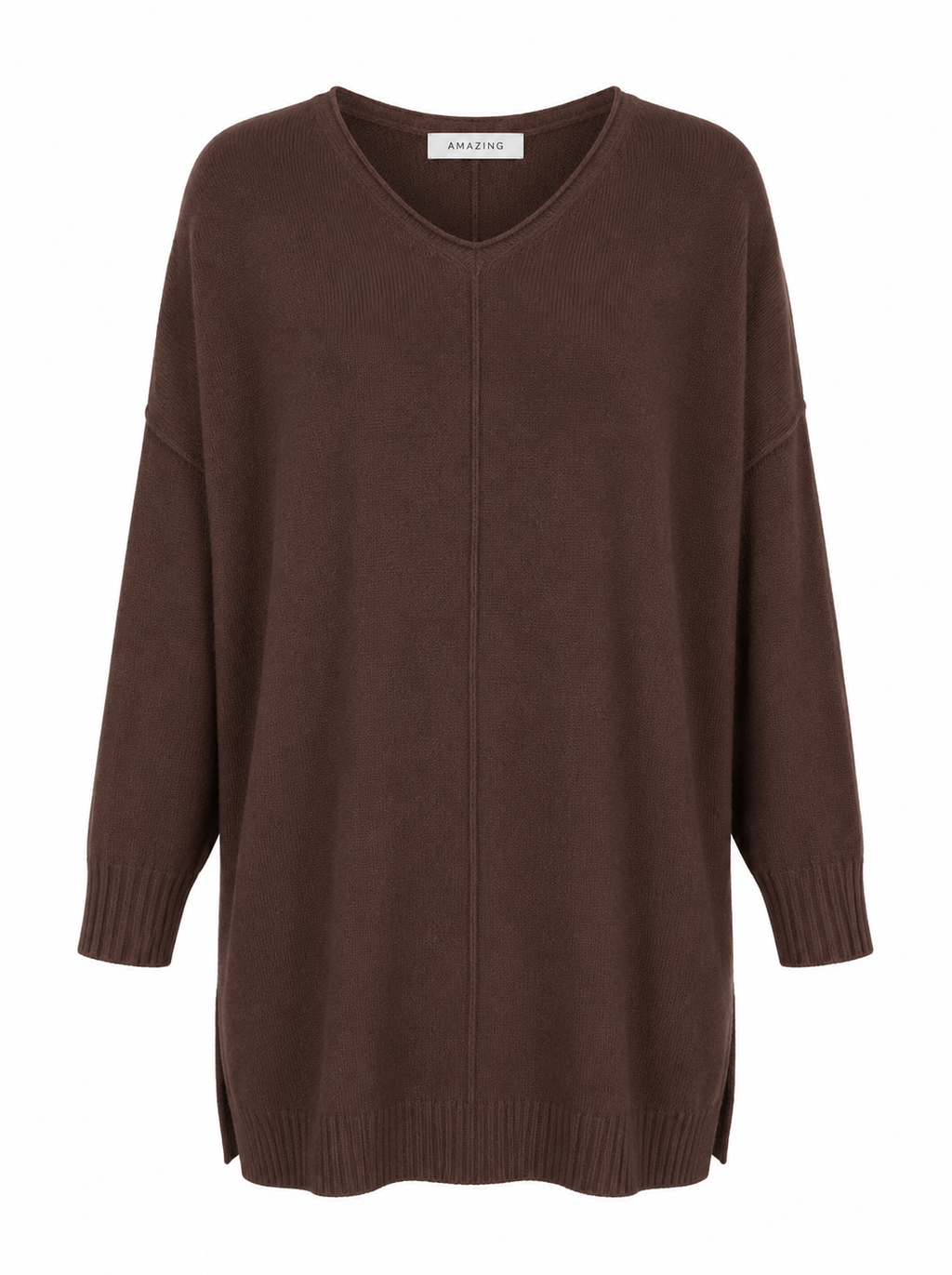 CASSI X ROUND NECK FRONT SEAM KNIT