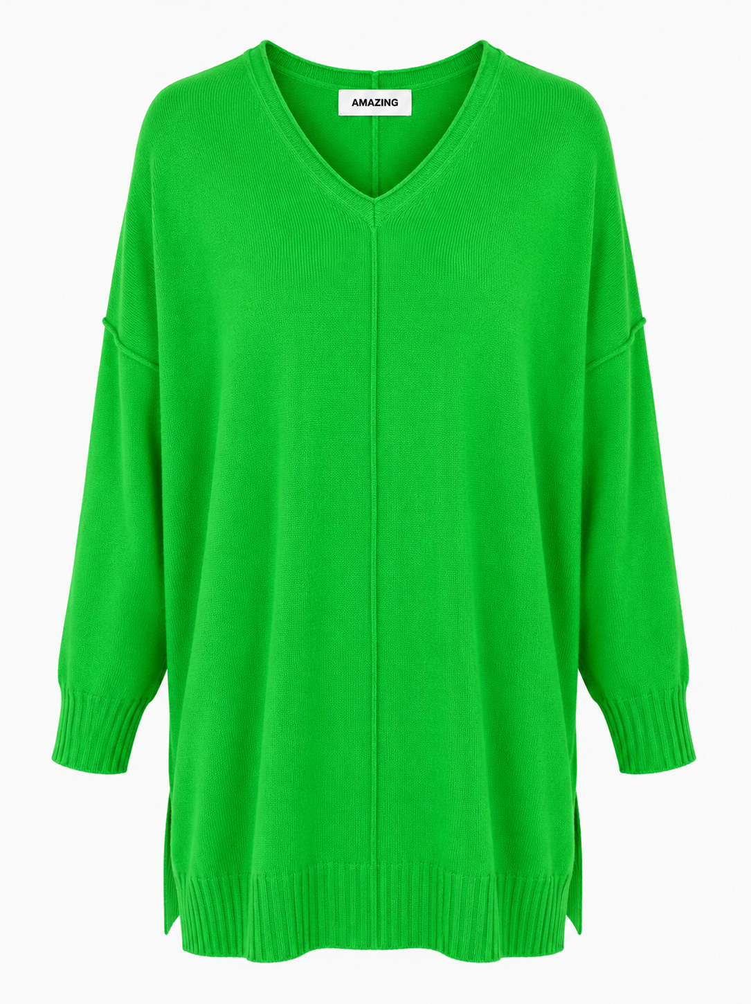 CASSI X ROUND NECK FRONT SEAM KNIT