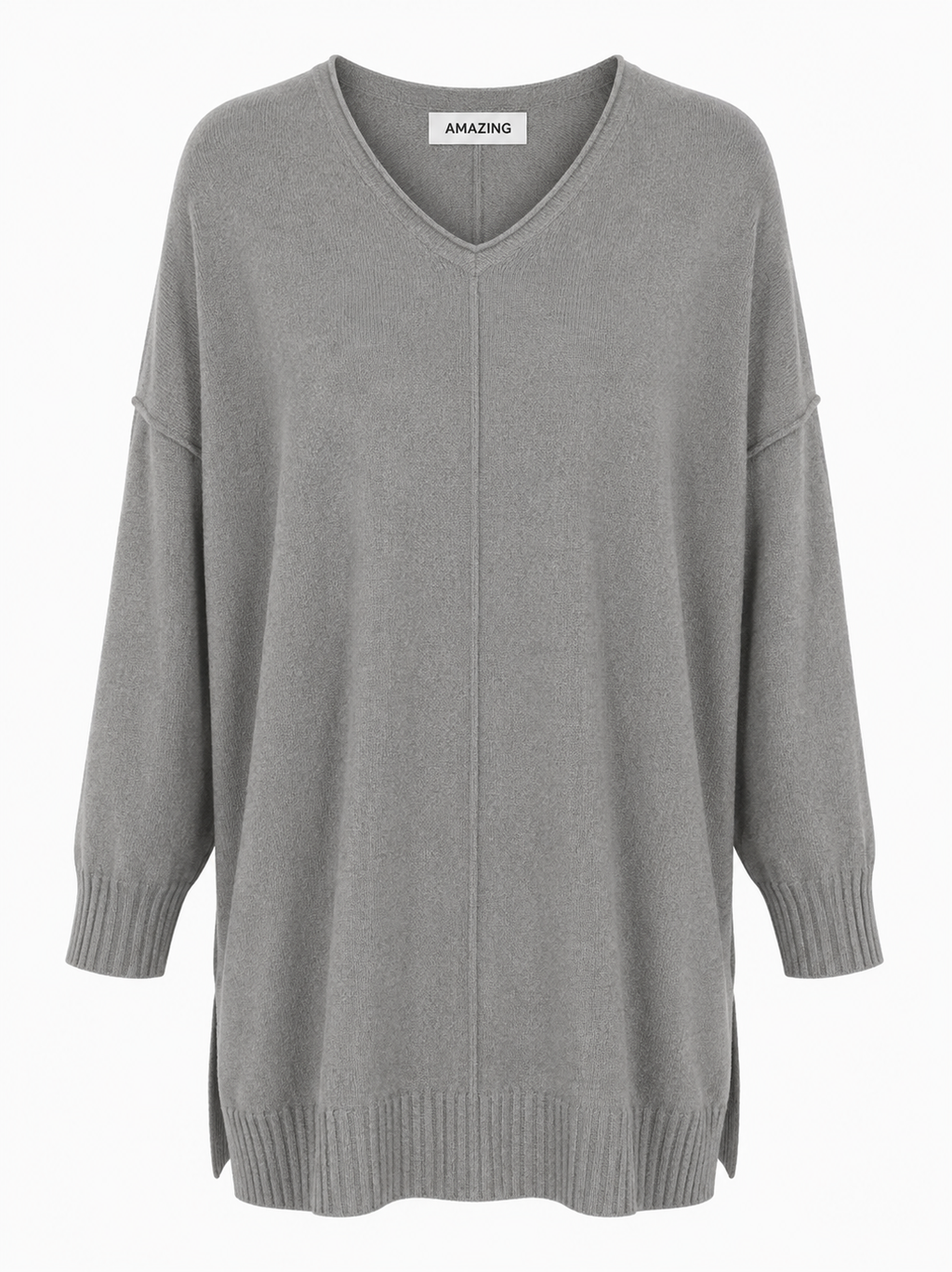 CASSI X ROUND NECK FRONT SEAM KNIT