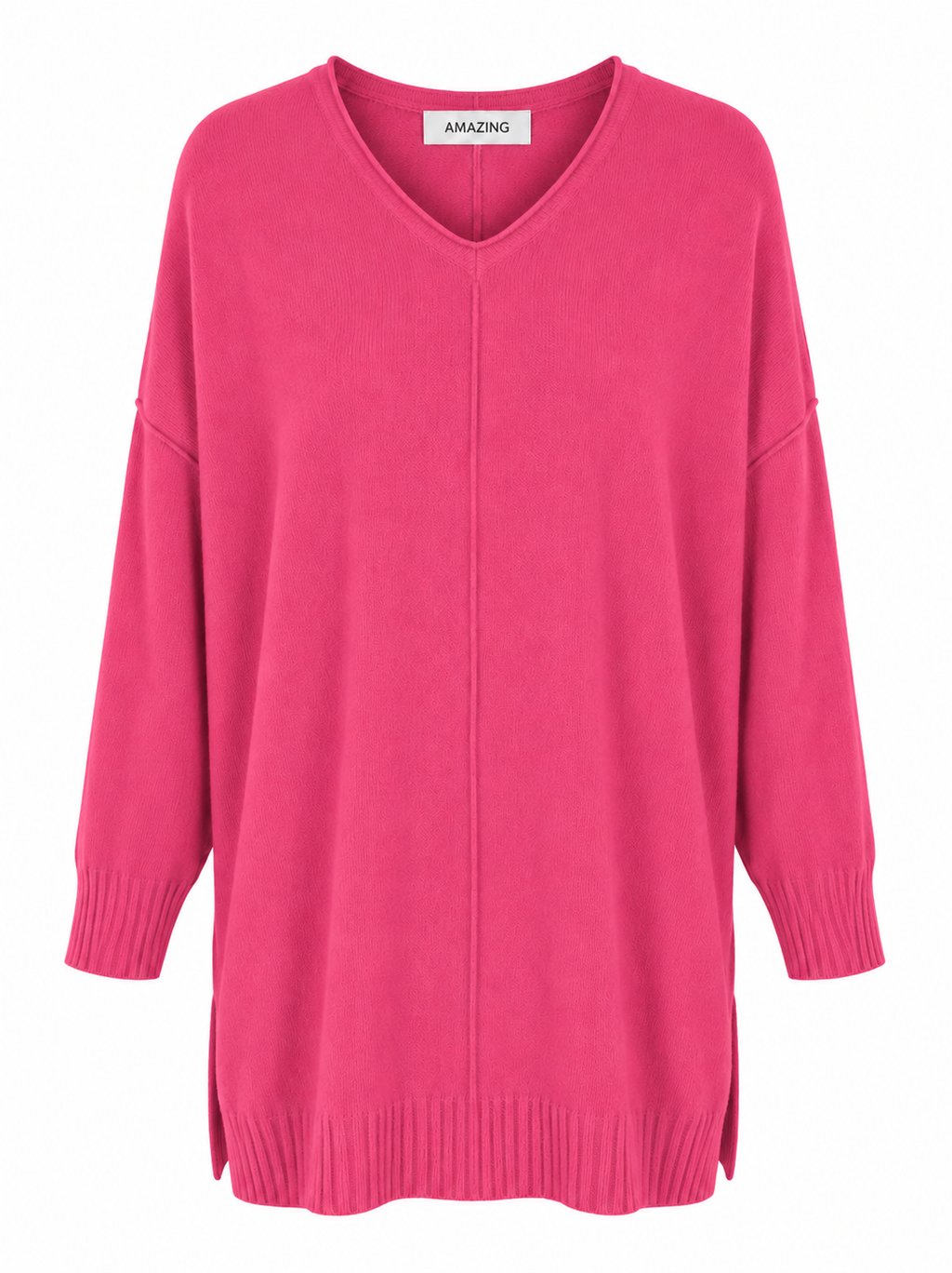 CASSI X ROUND NECK FRONT SEAM KNIT