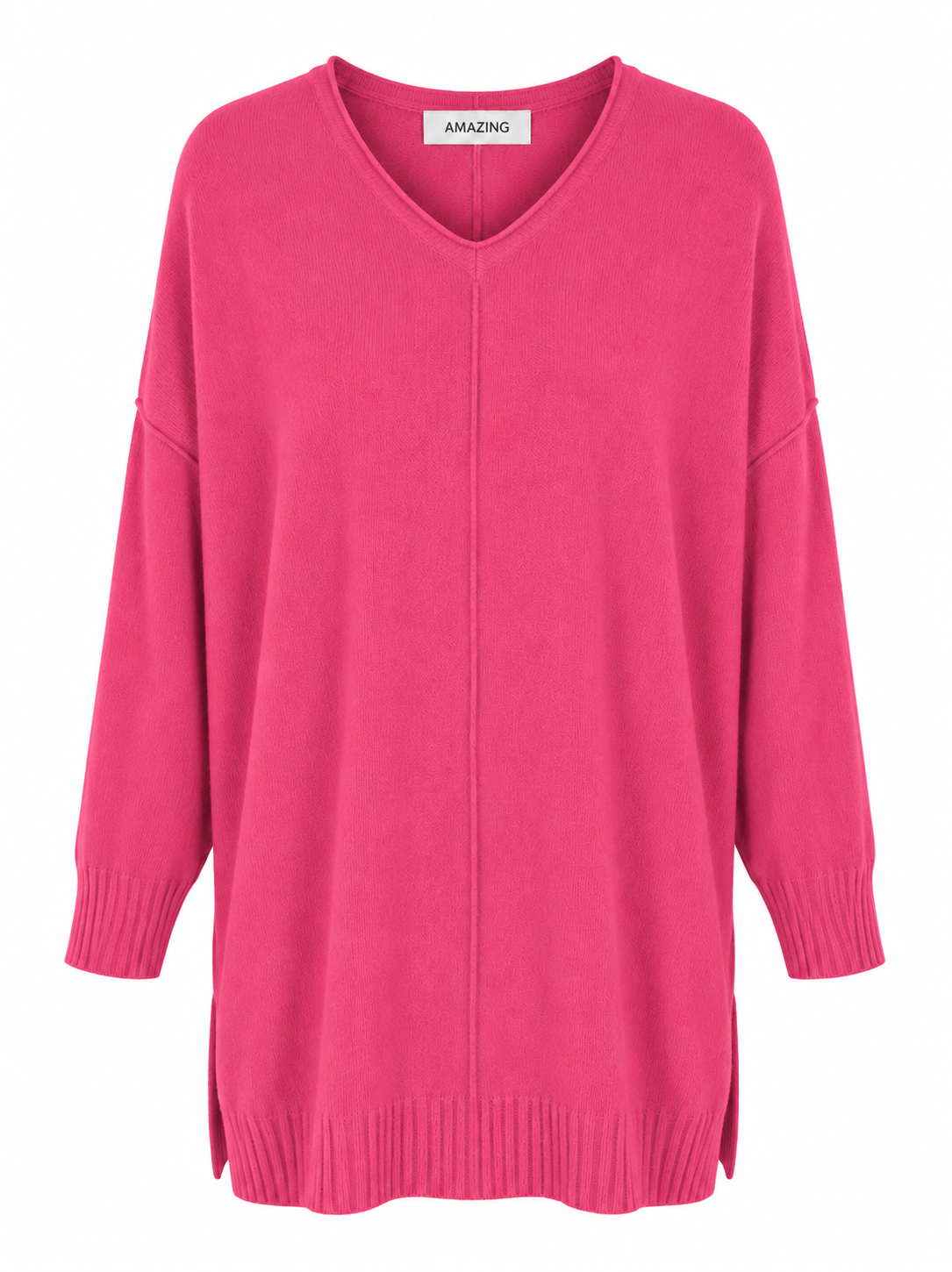 CASSI X ROUND NECK FRONT SEAM KNIT