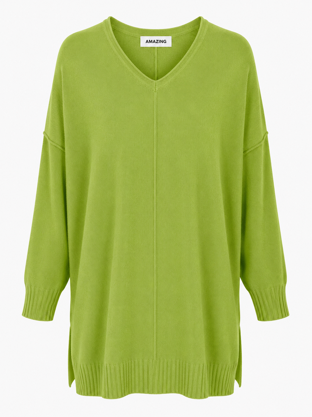 CASSI X ROUND NECK FRONT SEAM KNIT