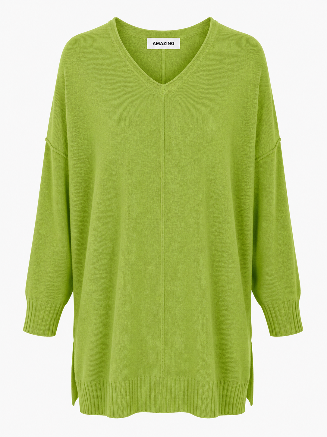 CASSI X ROUND NECK FRONT SEAM KNIT