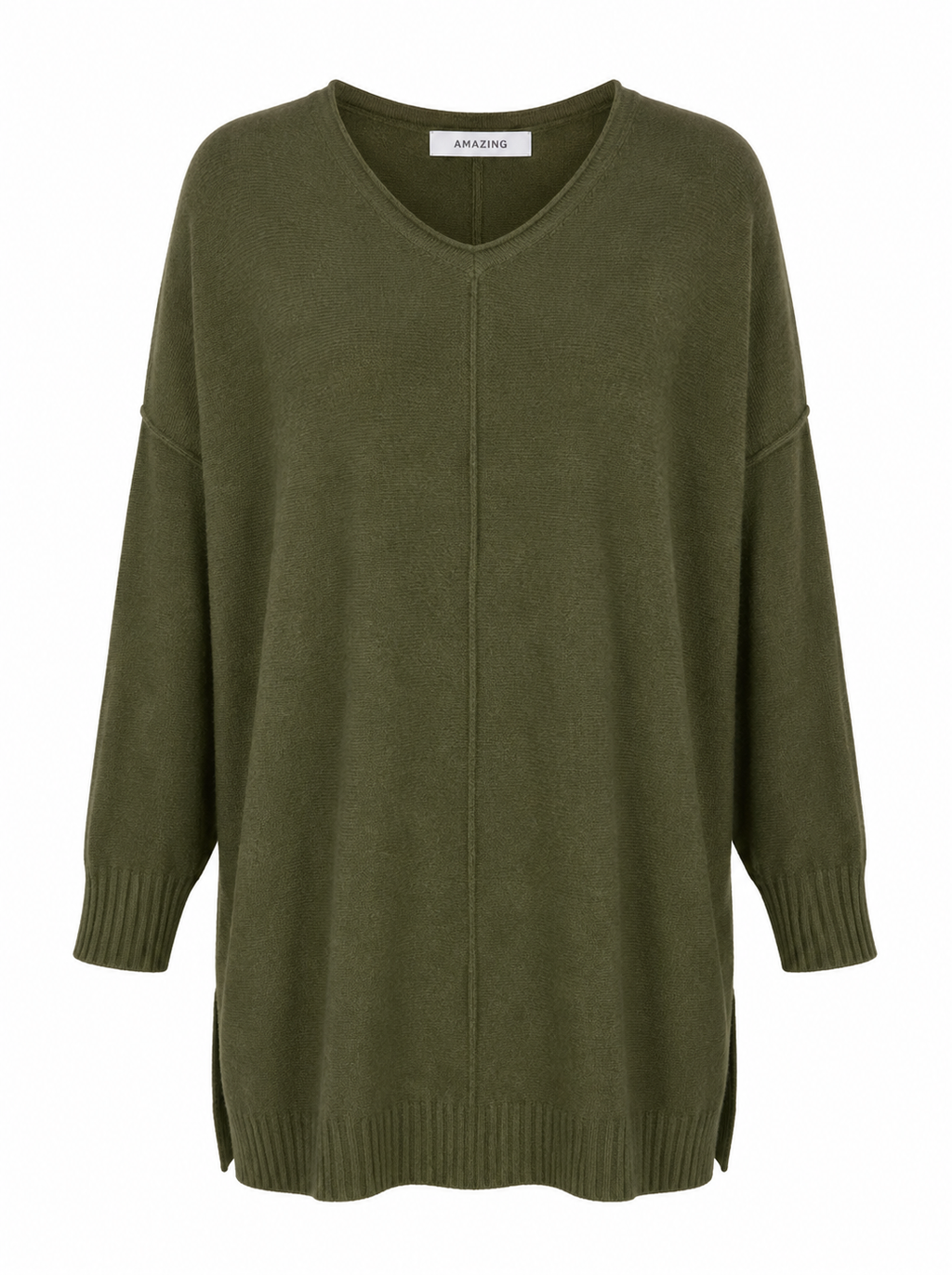 CASSI X ROUND NECK FRONT SEAM KNIT