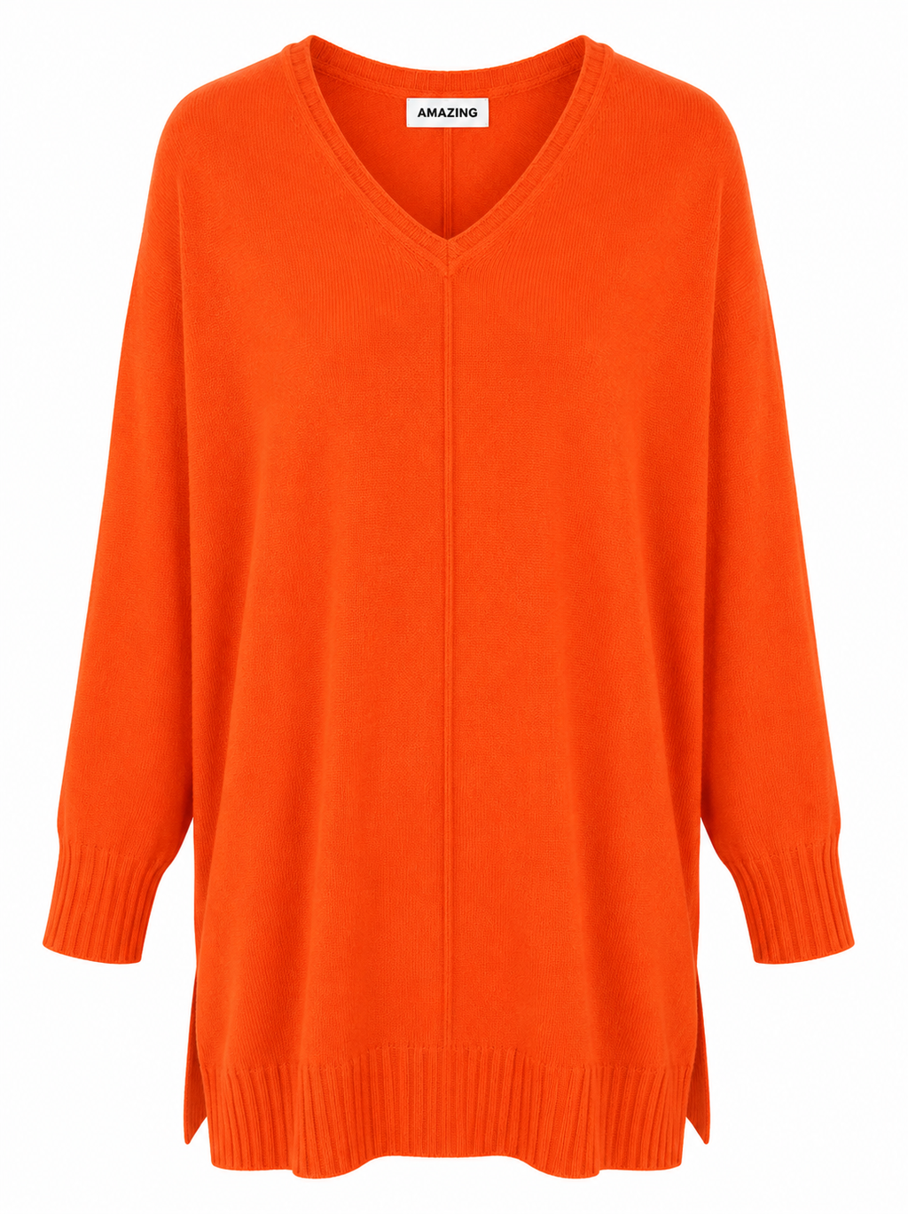 CASSI X ROUND NECK FRONT SEAM KNIT
