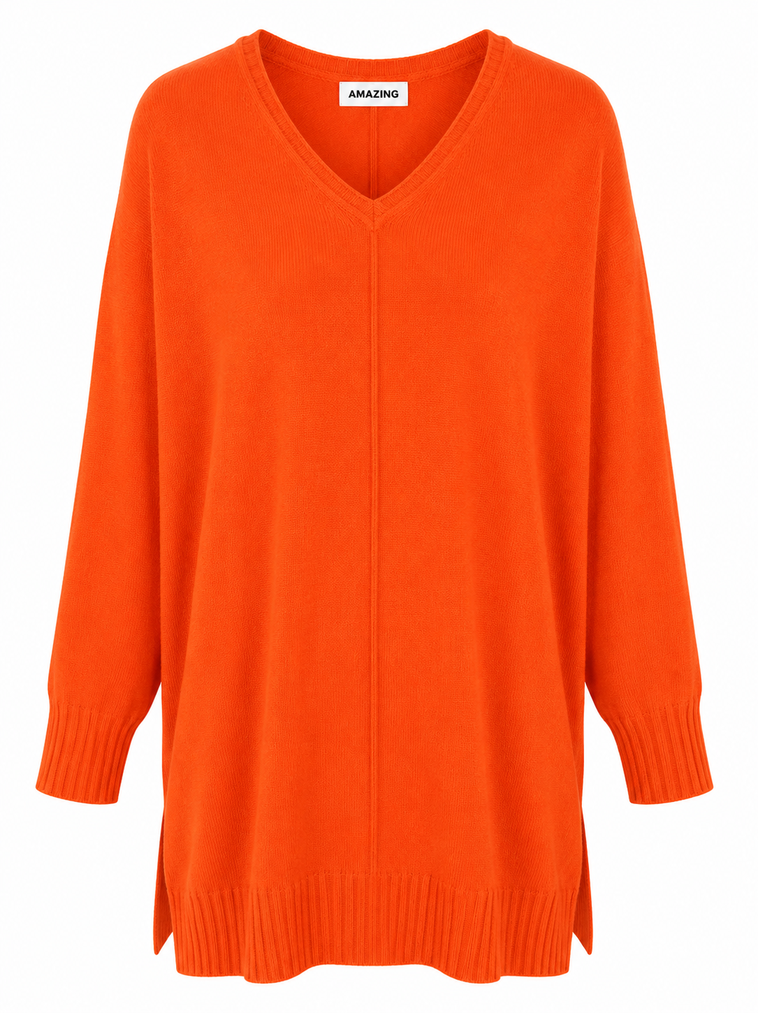 CASSI X ROUND NECK FRONT SEAM KNIT