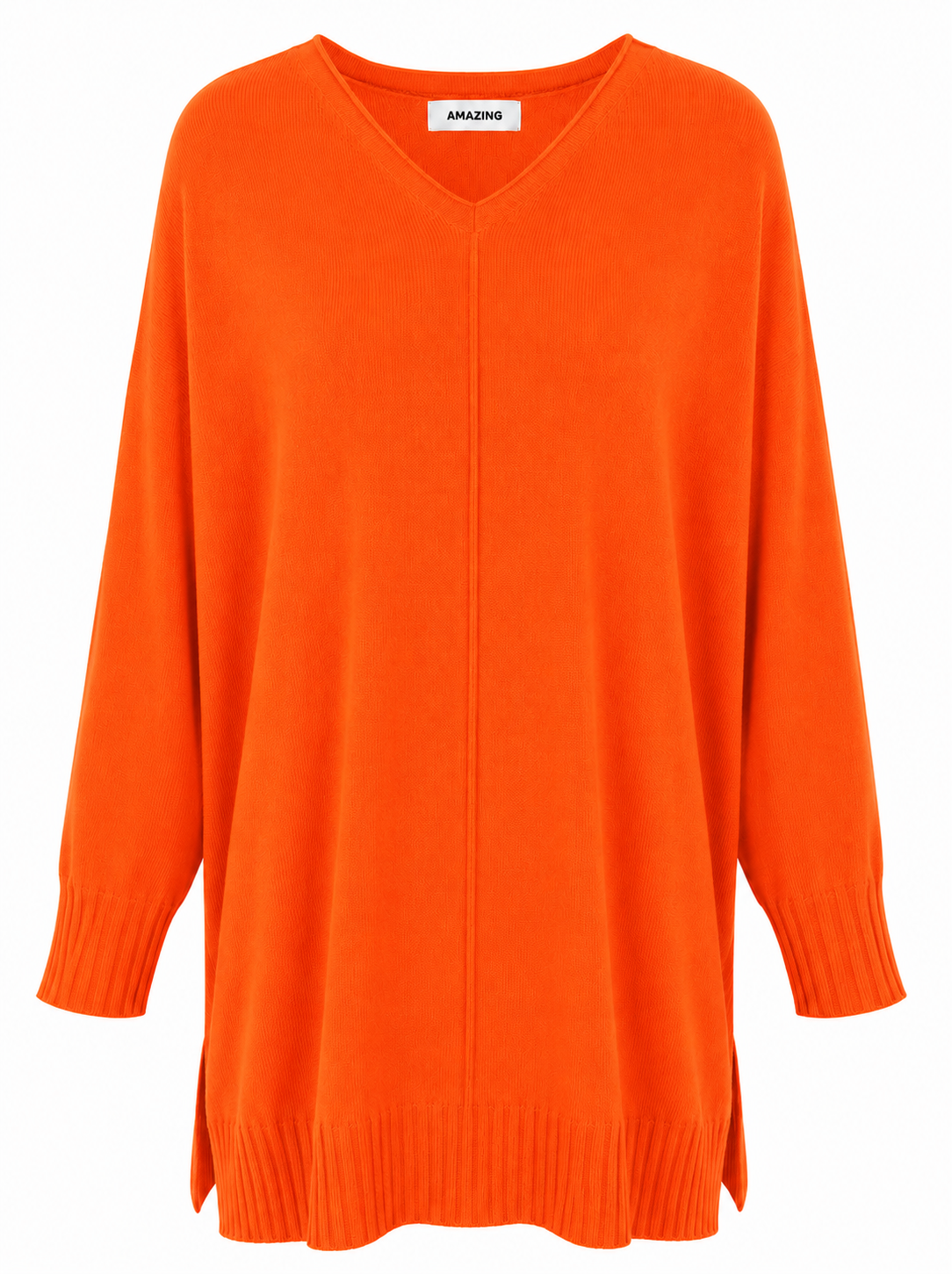 CASSI X ROUND NECK FRONT SEAM KNIT