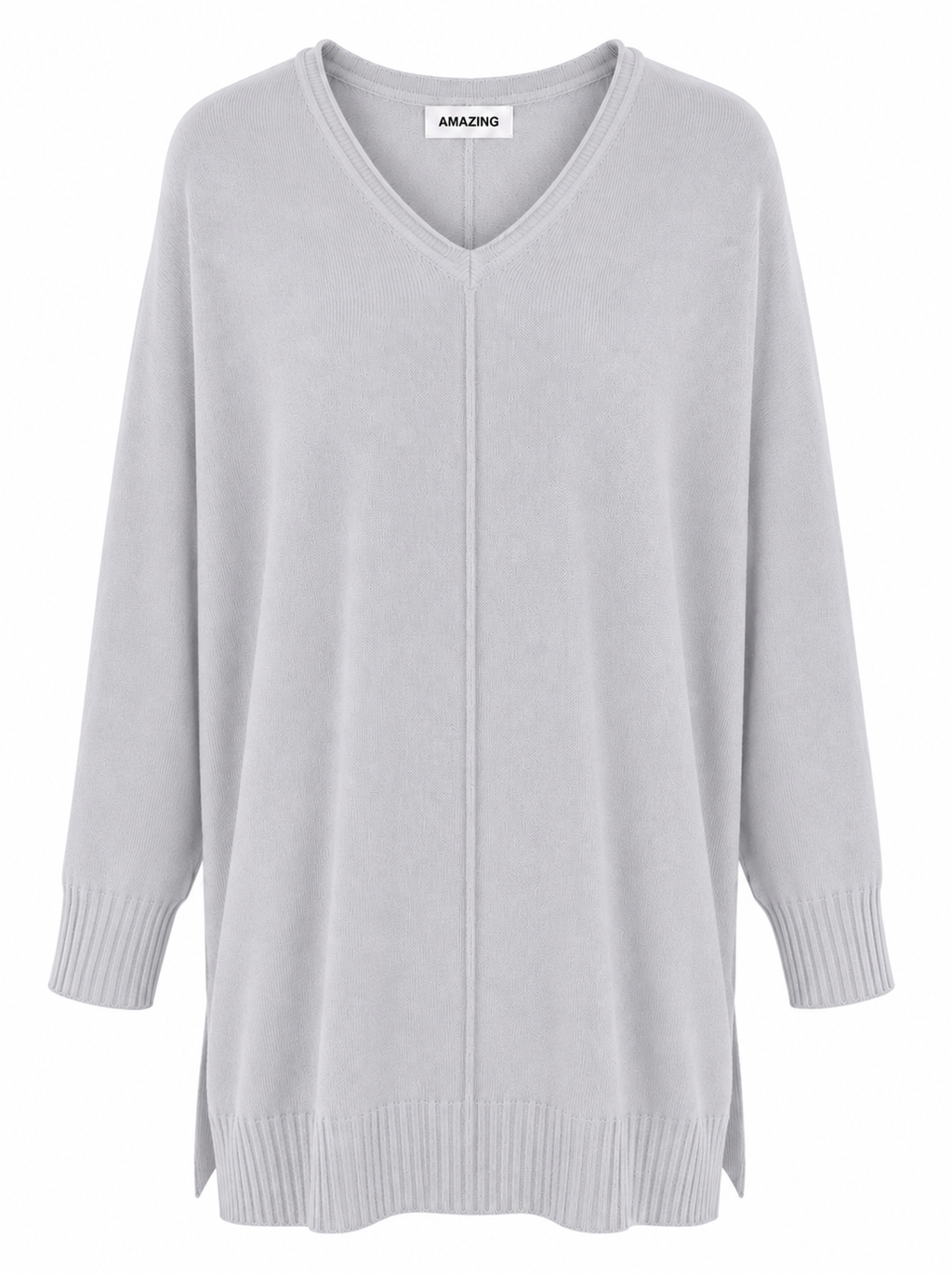 CASSI X ROUND NECK FRONT SEAM KNIT