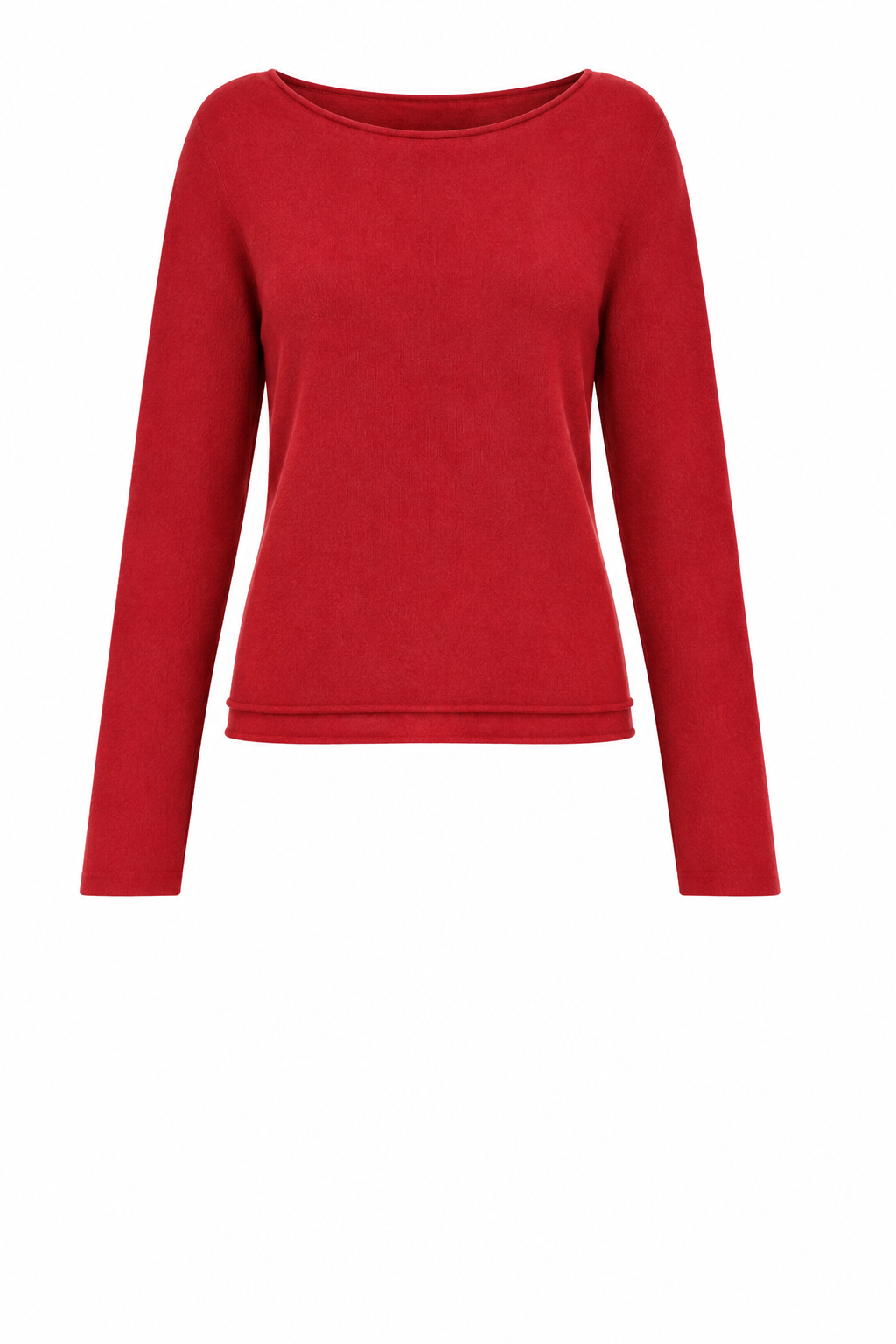 CHLOE ROLLED HEM BOXY KNIT