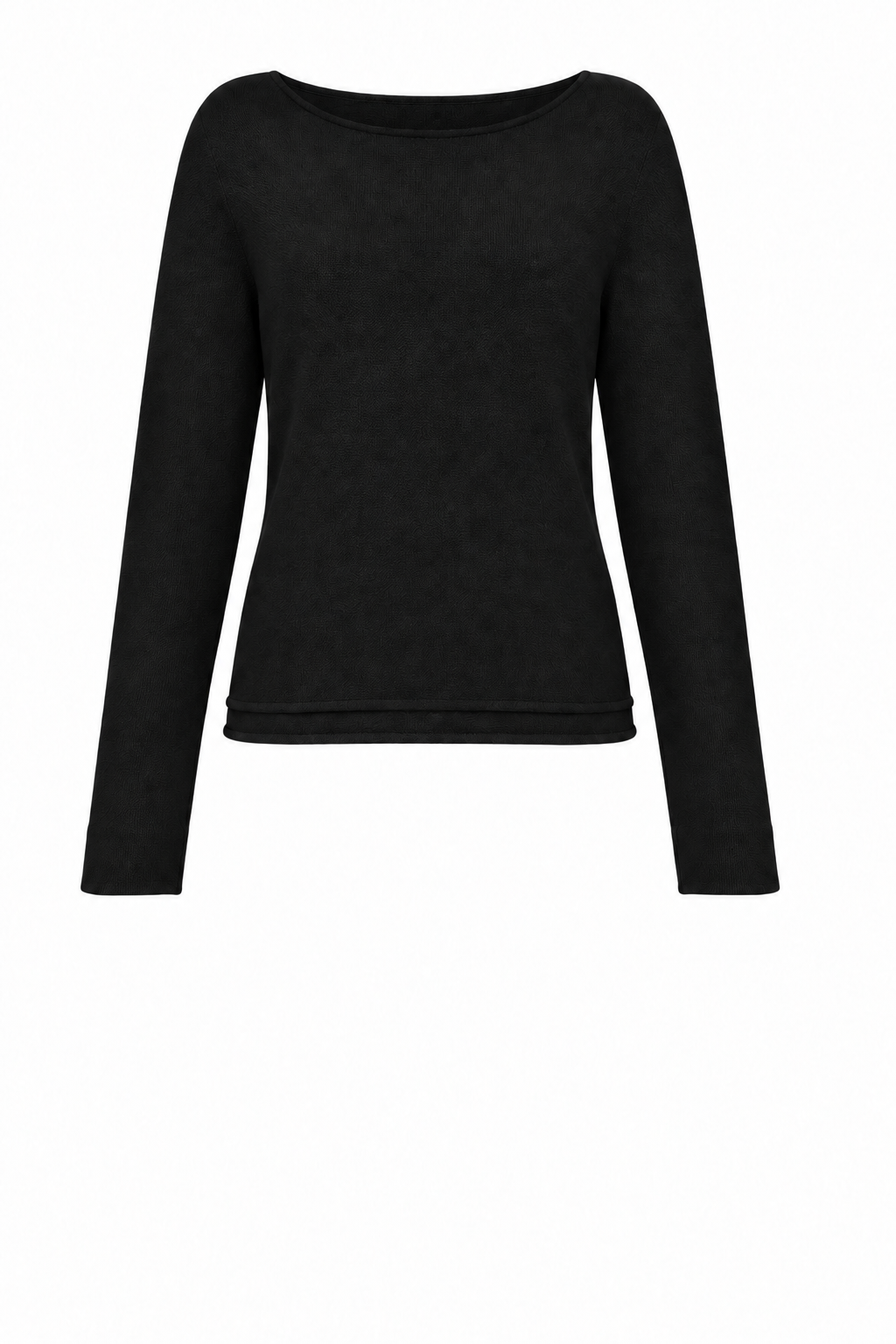 CHLOE ROLLED HEM BOXY KNIT