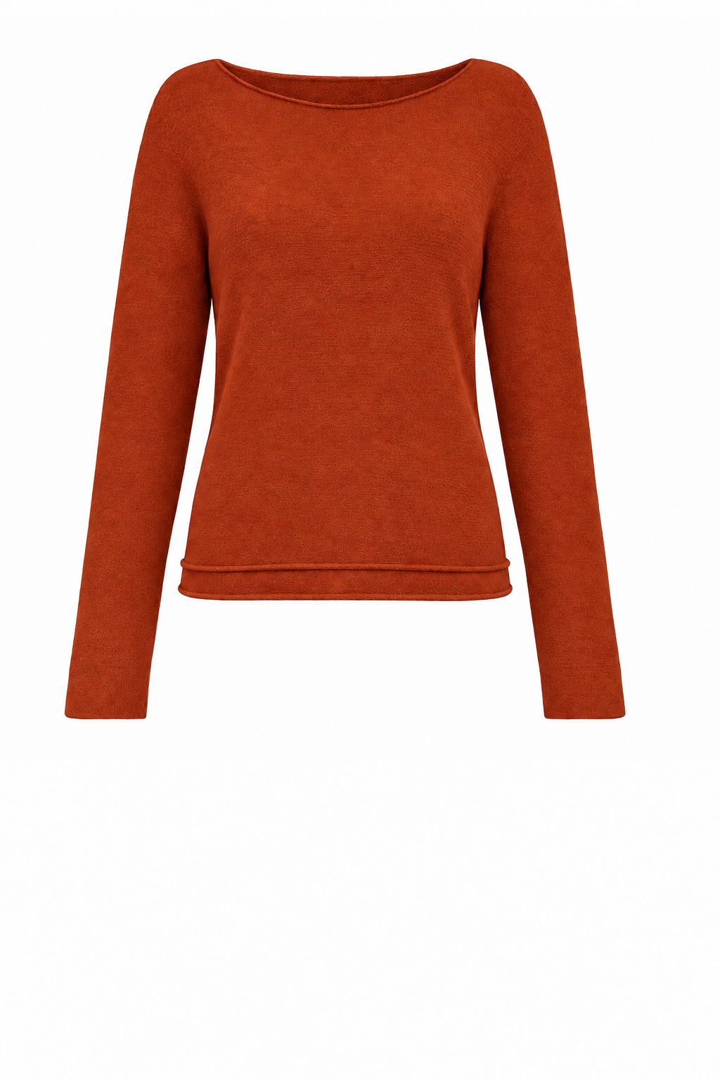 CHLOE ROLLED HEM BOXY KNIT