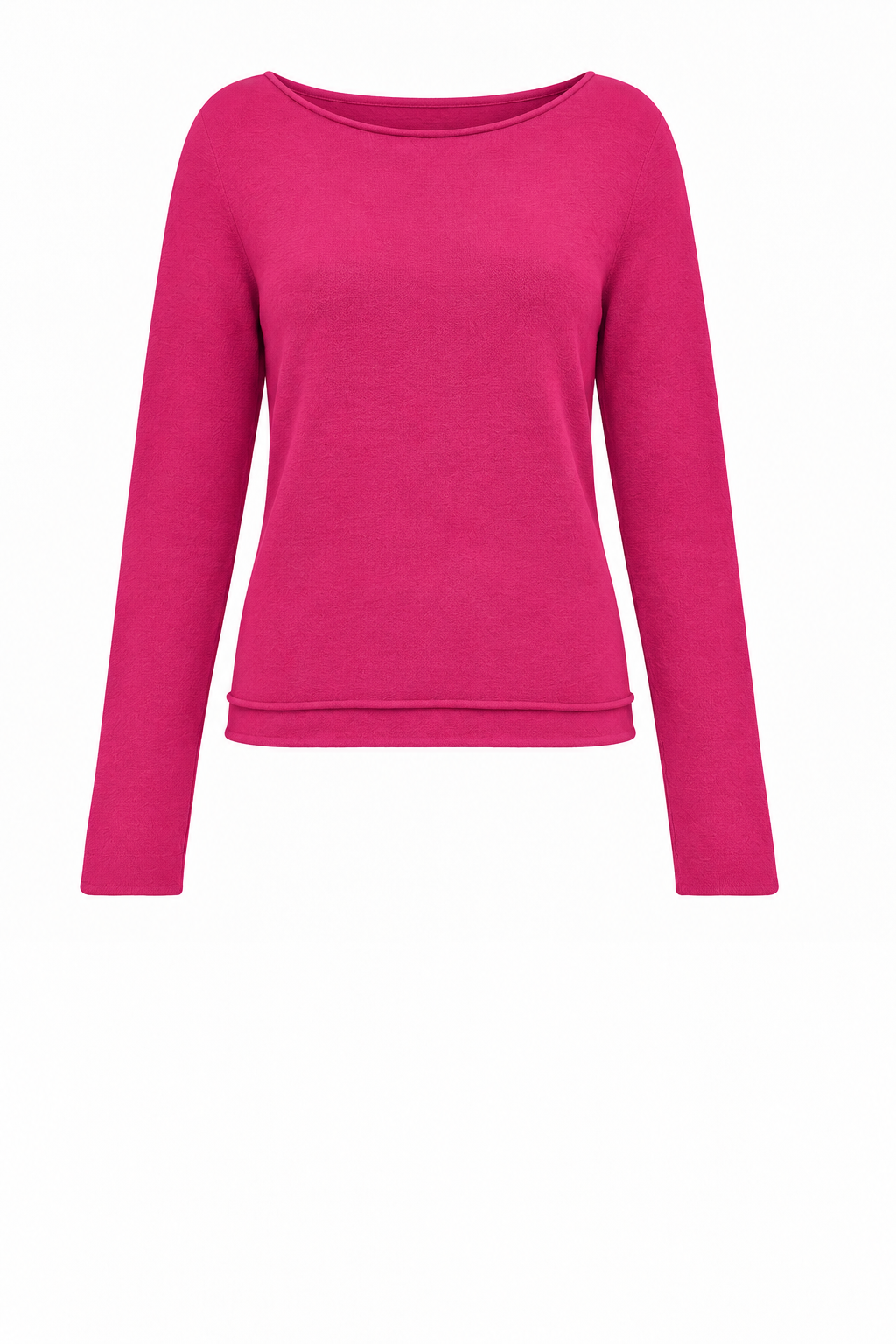 CHLOE ROLLED HEM BOXY KNIT