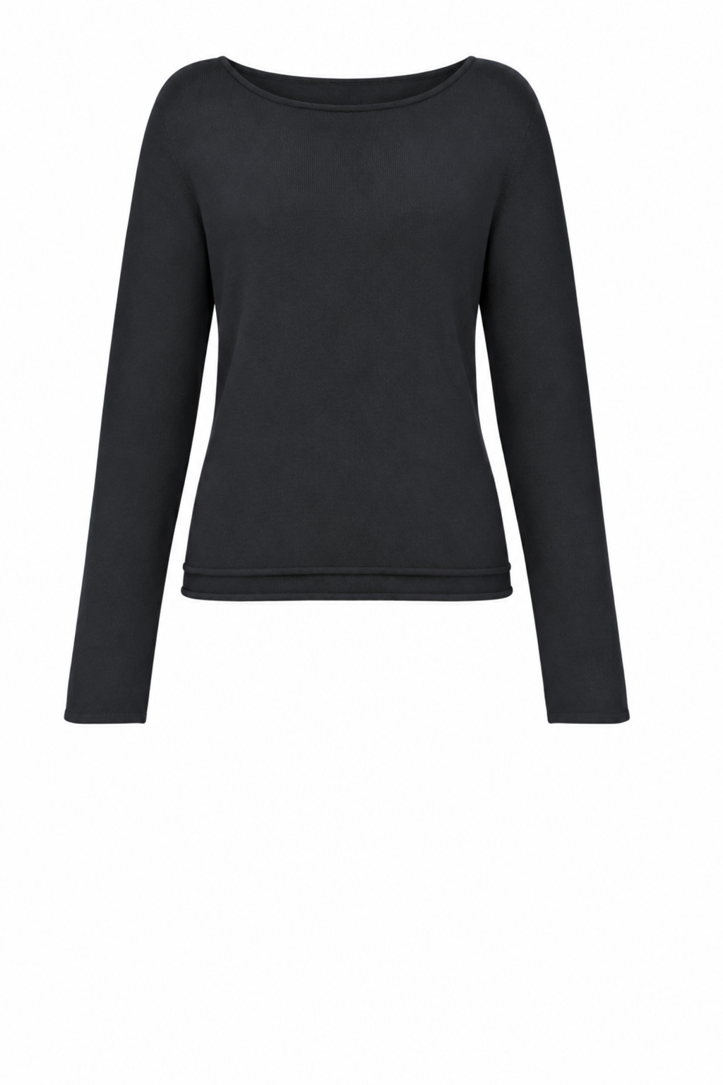 CHLOE ROLLED HEM BOXY KNIT