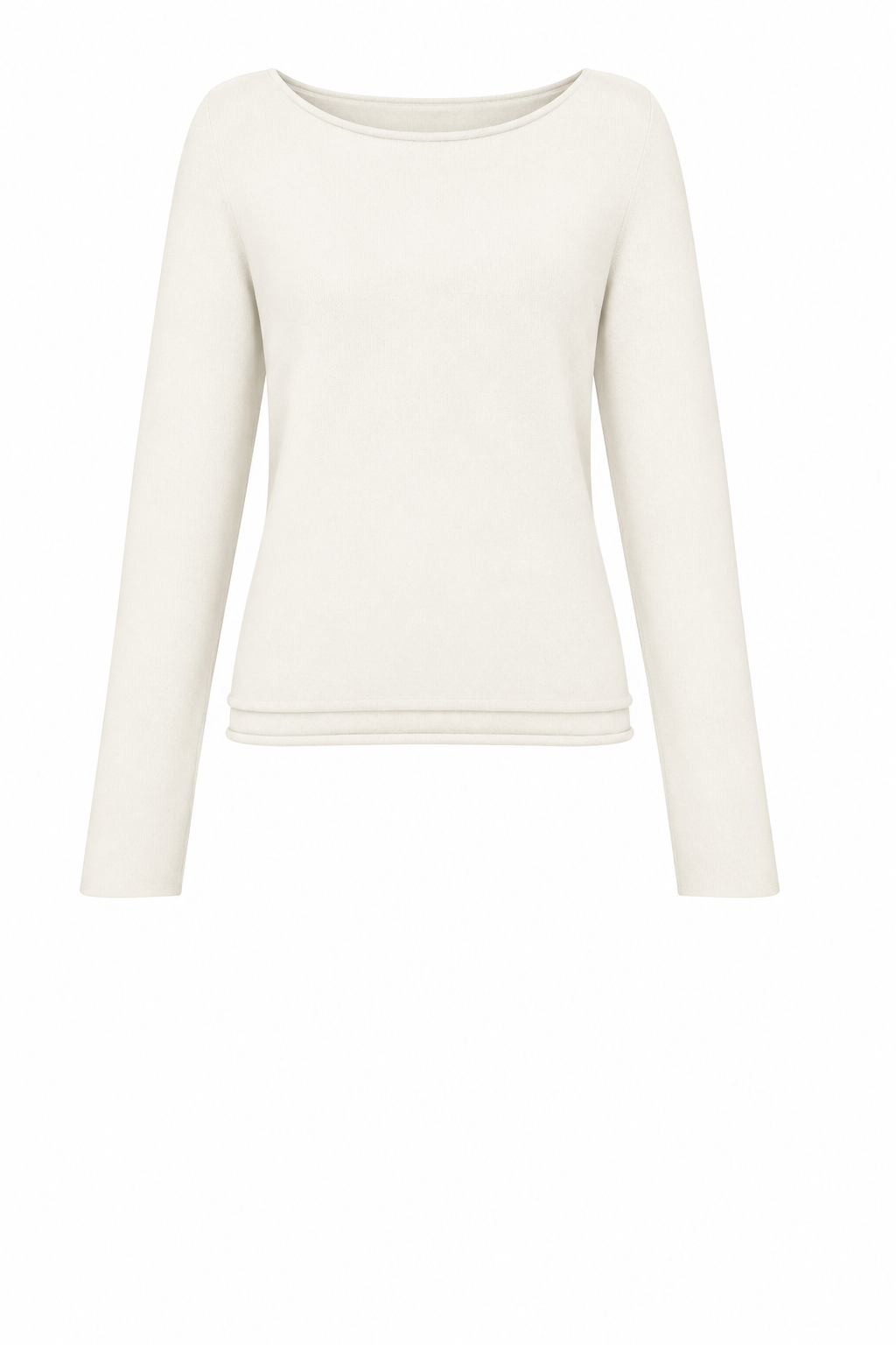 CHLOE ROLLED HEM BOXY KNIT